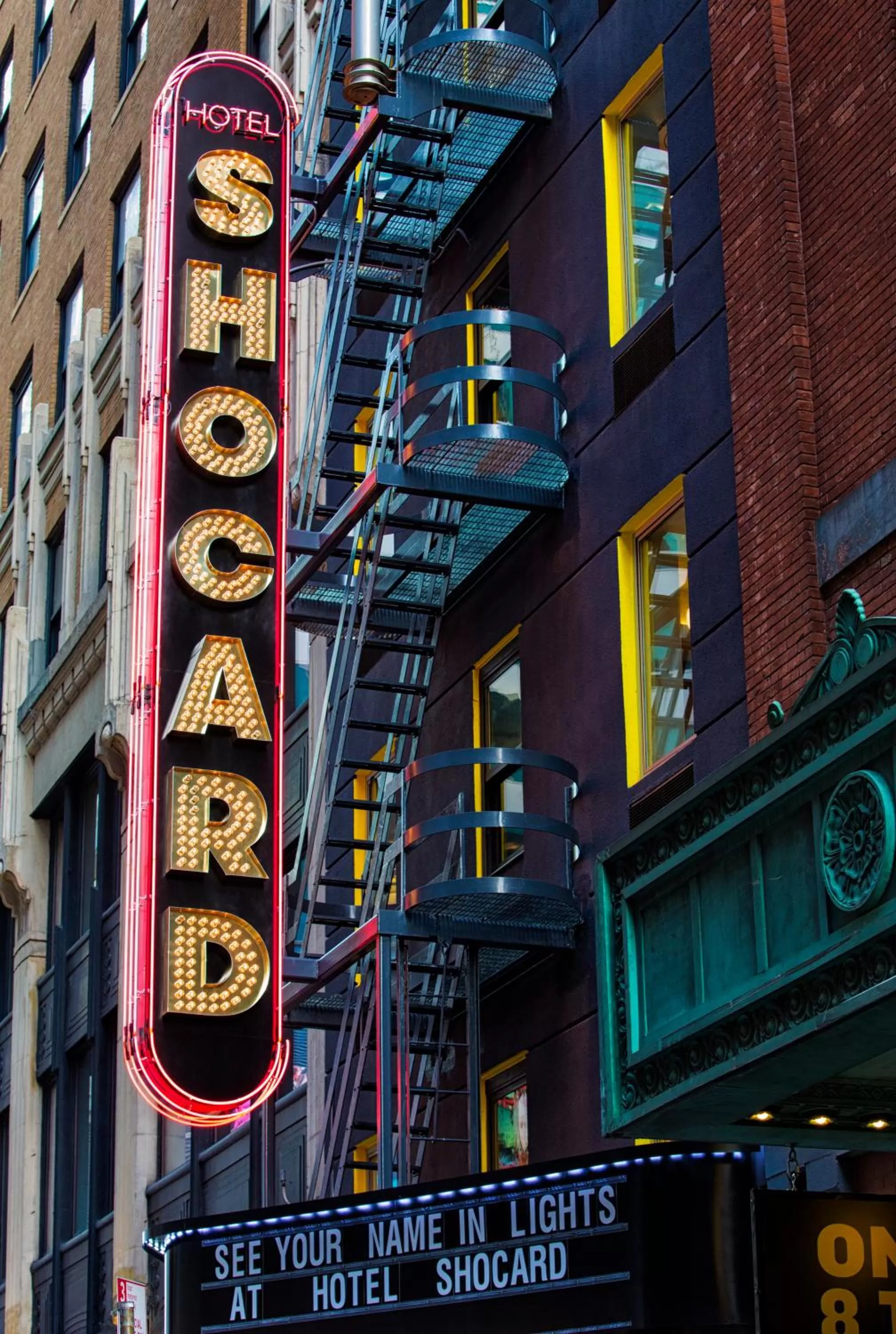 Facade/entrance in Hotel Shocard Broadway, Times Square