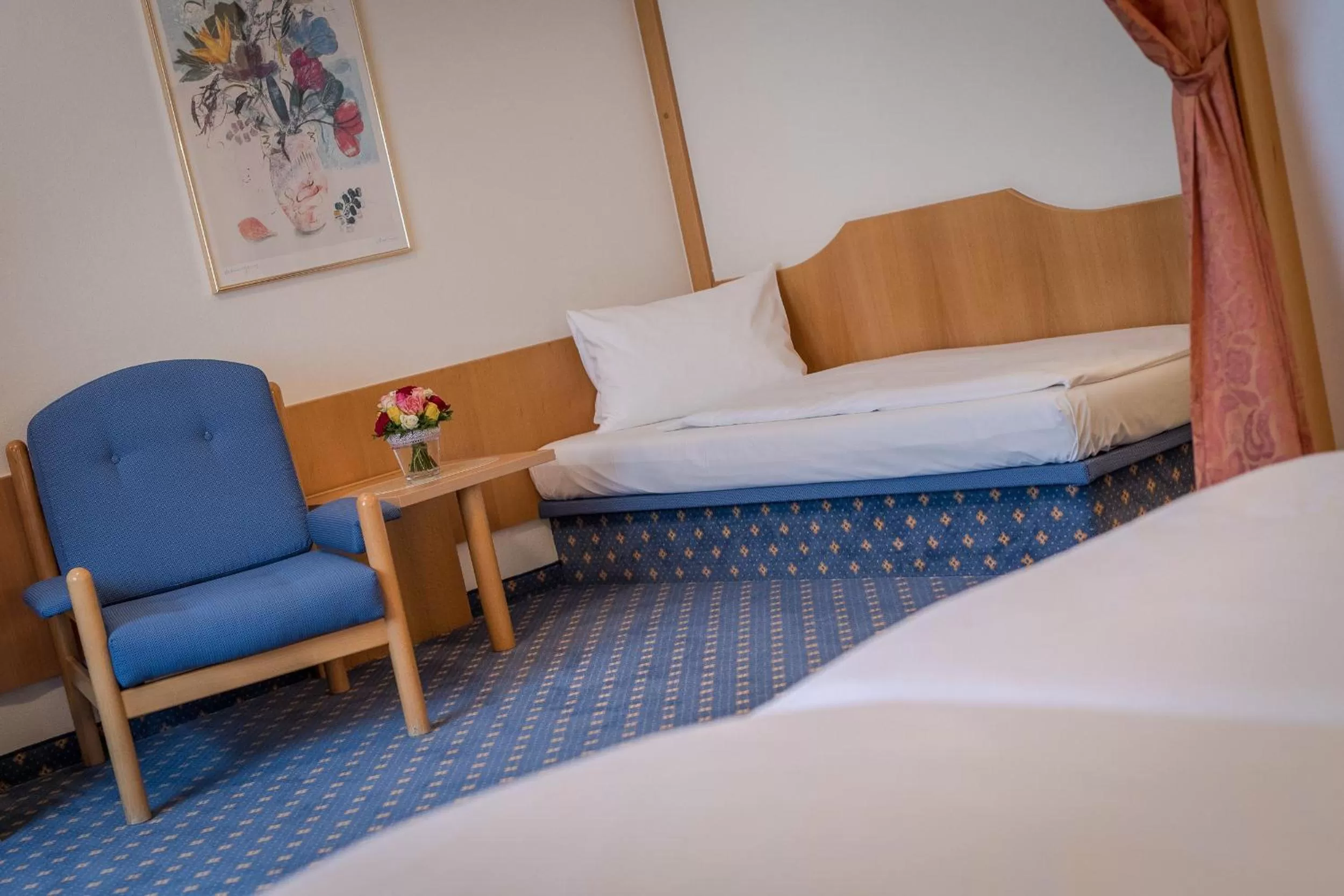 Bed in Hotel Kern Buam