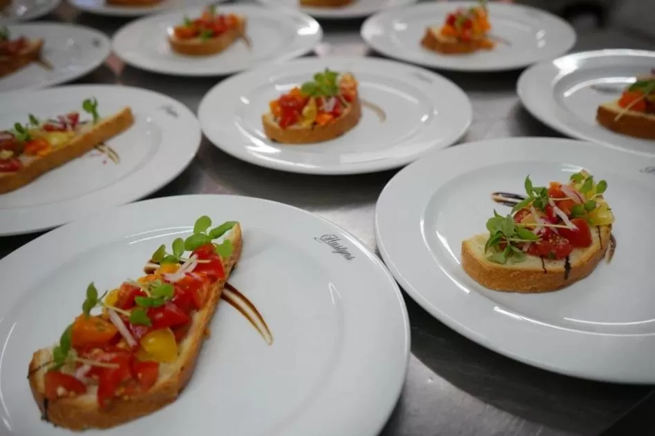 Food close-up in Hustyns Resort Cornwall