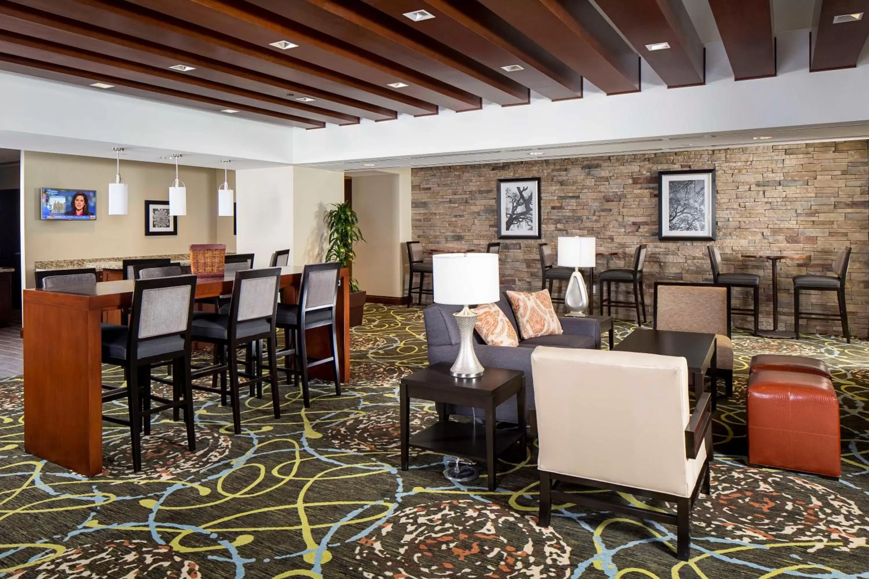 Lobby or reception, Restaurant/Places to Eat in Staybridge Suites Atlanta - Midtown, an IHG Hotel