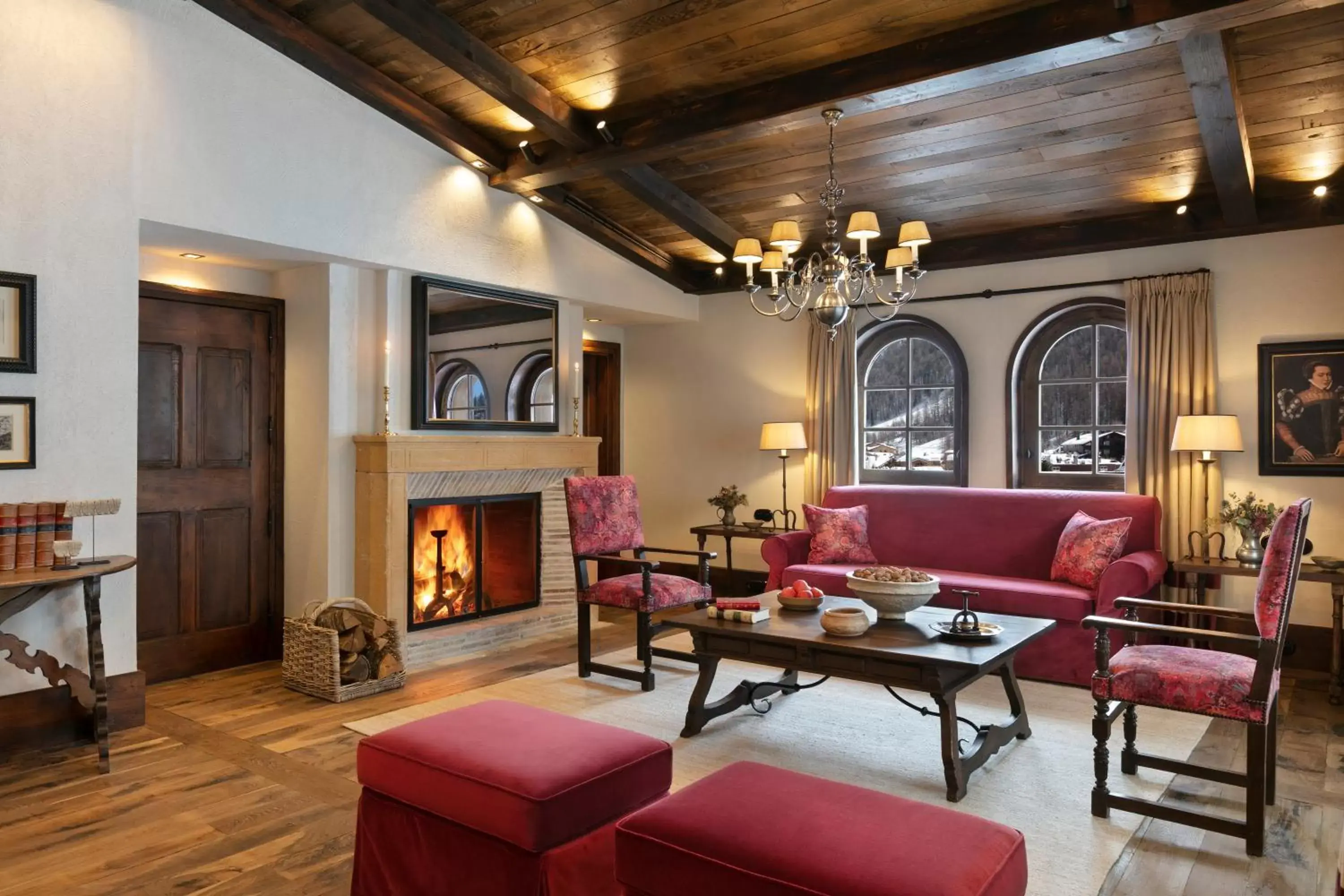 Living room, Seating Area in Airelles Val d'Isère