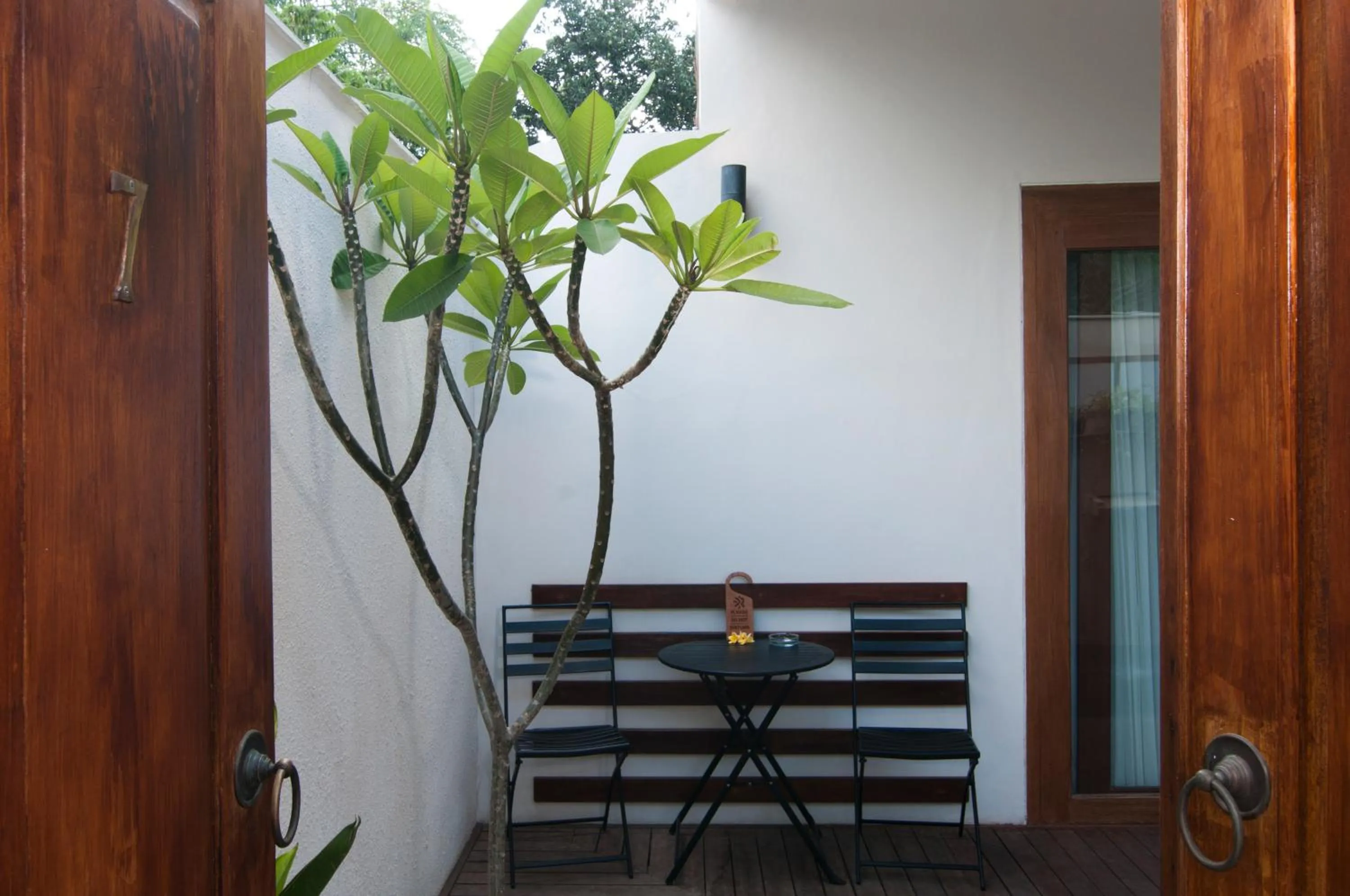 Balcony/Terrace in Ke Rensia Private Pool Villas Gili Air