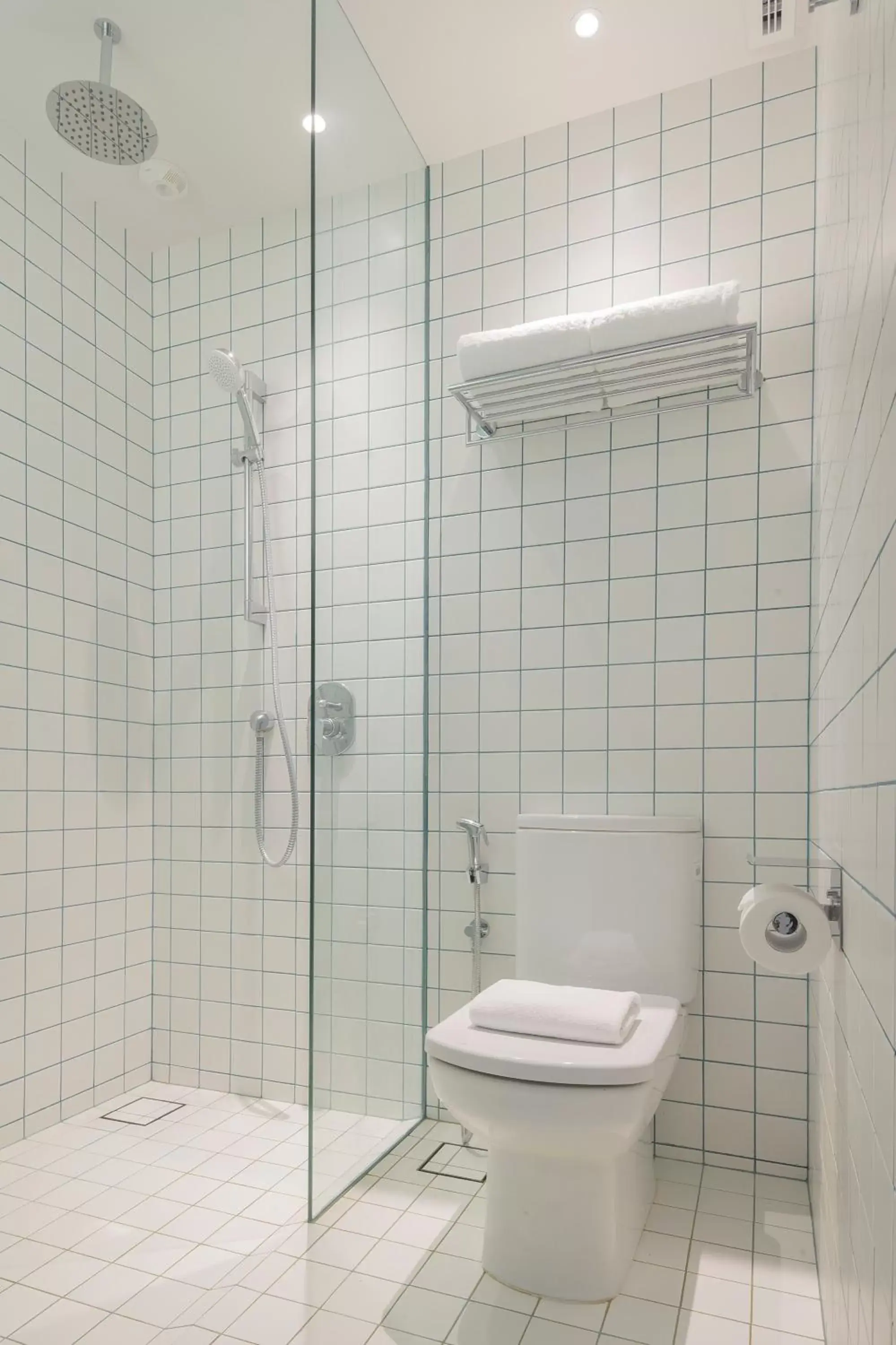 Shower, Bathroom in lyf Funan Singapore