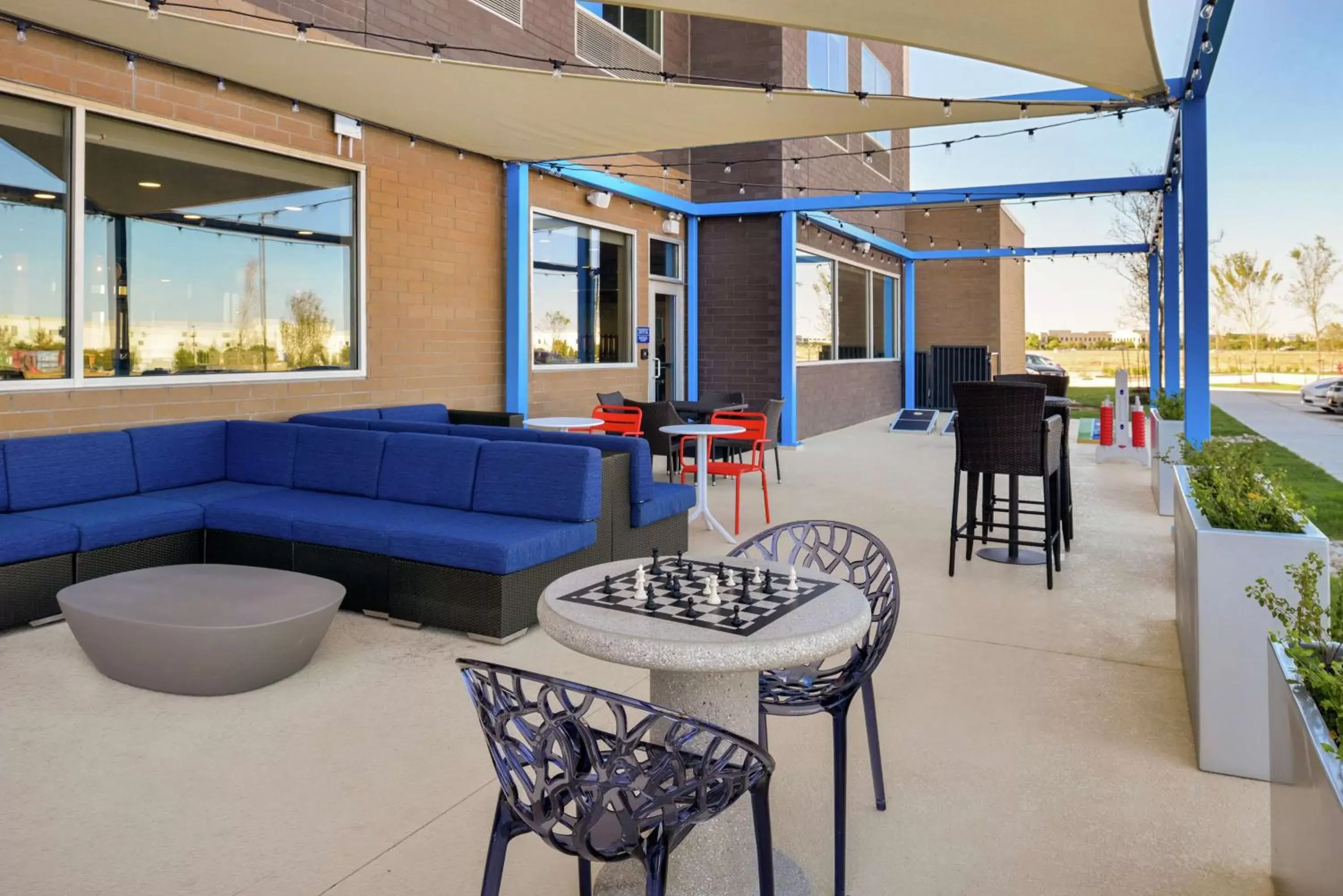 Patio in Tru By Hilton Coppell DFW Airport North