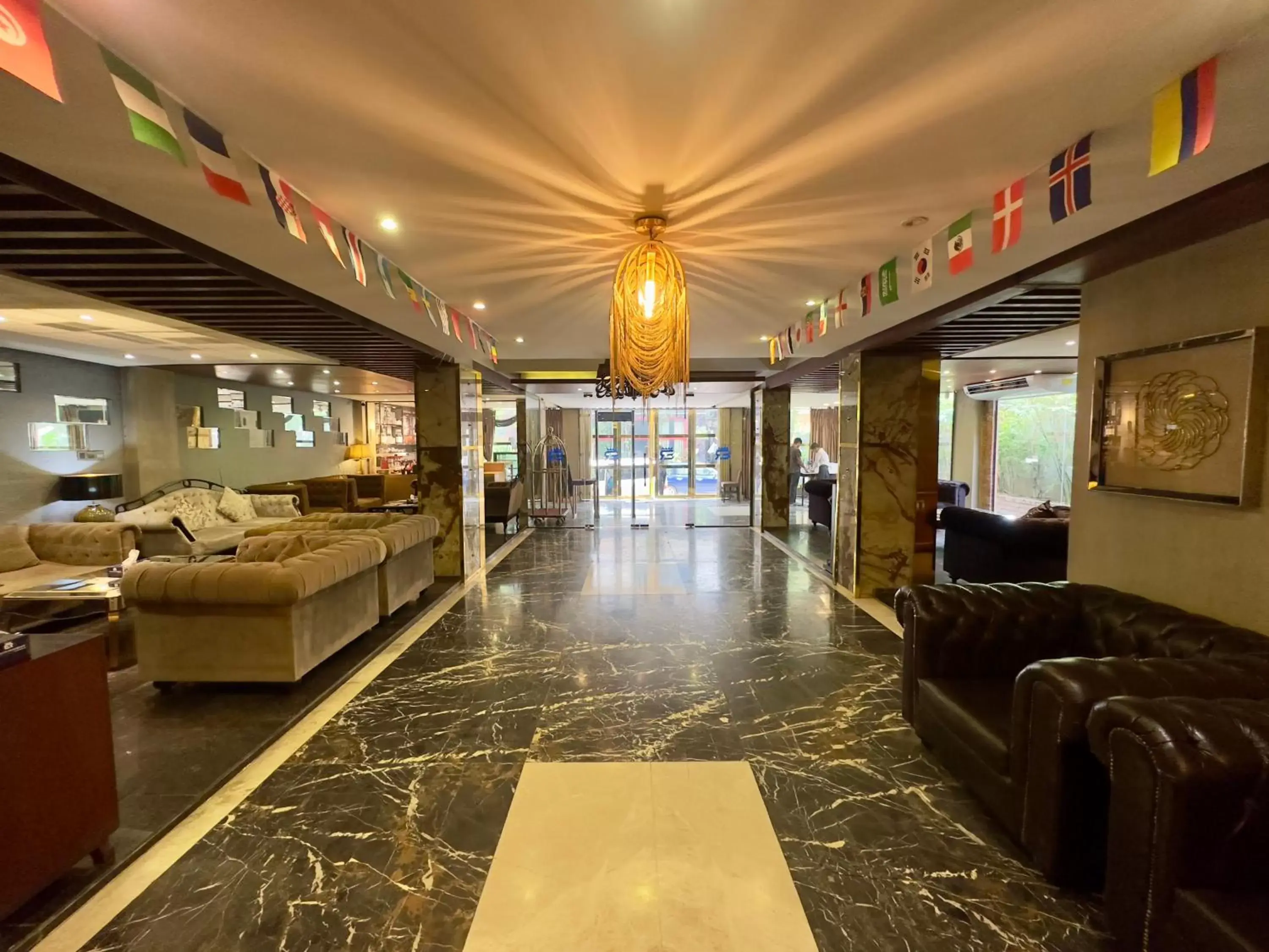 Lobby or reception, Bed in The Elite Residence Dhaka Lobby or reception, Bed in The Elite Residence Dhaka