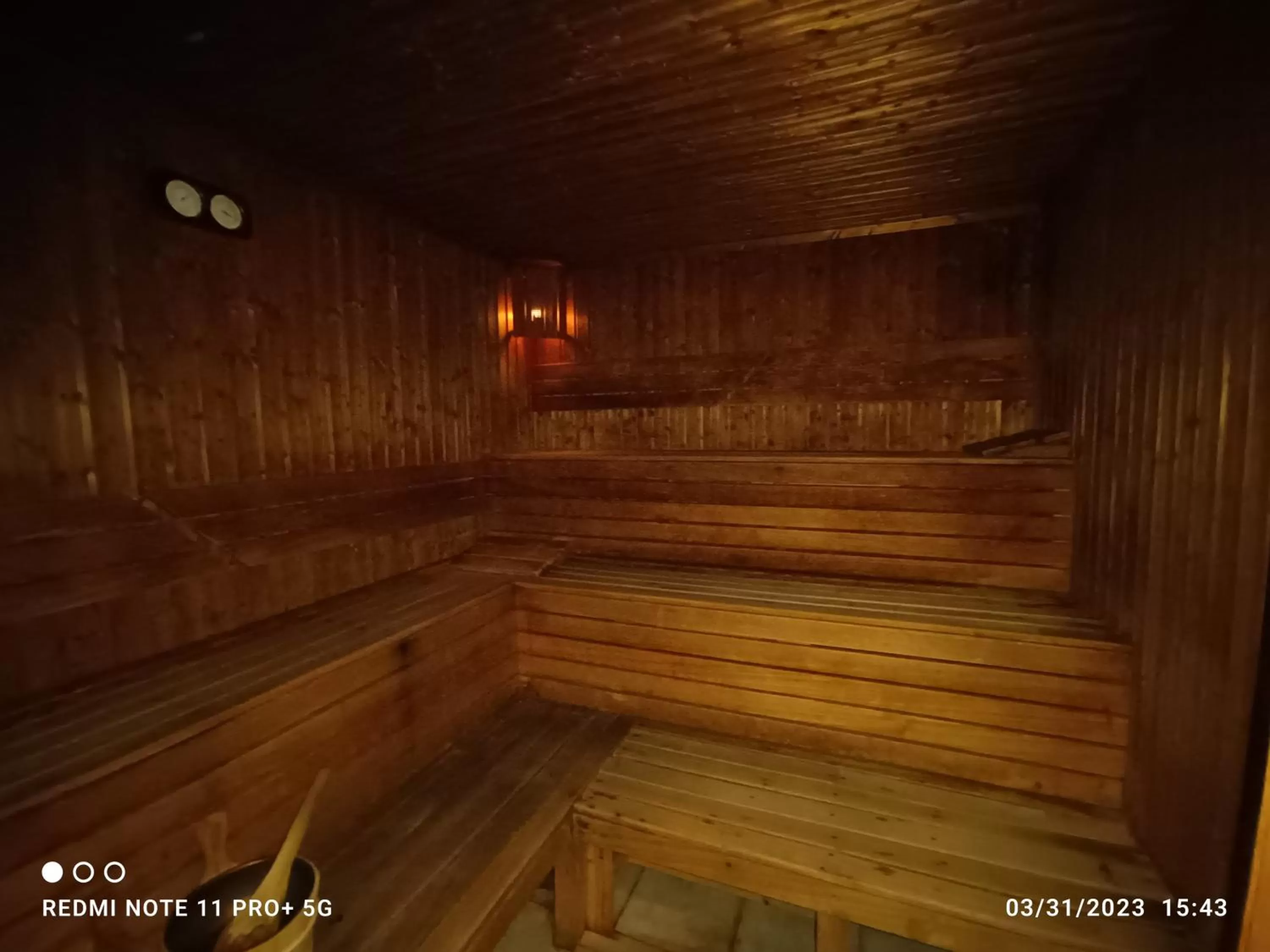 Sauna in Studio D06, Green Life Bansko