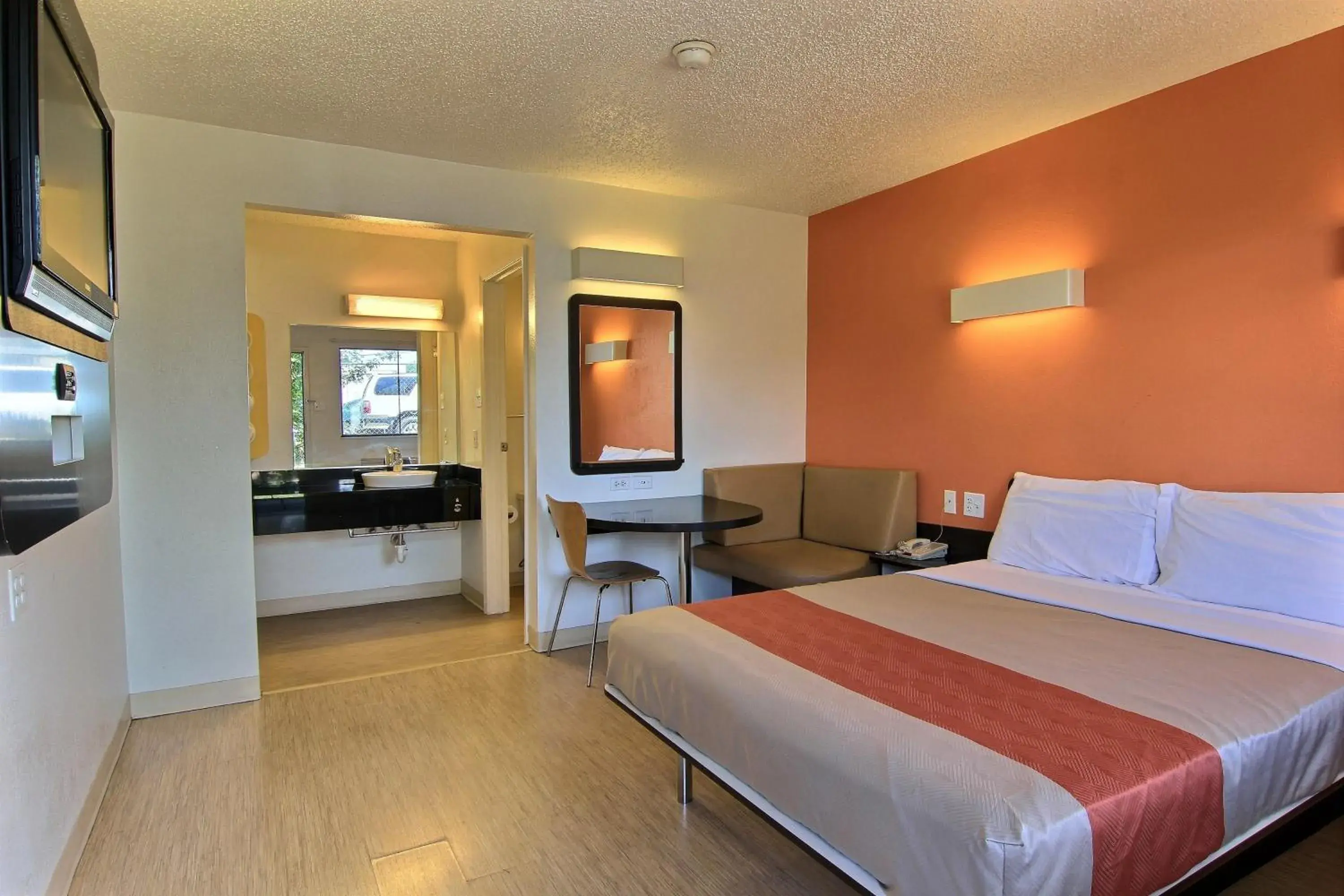 Bedroom in Motel 6-Austin, TX