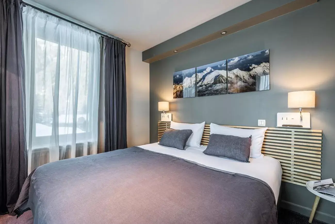 Bed in Eden Hotel, Apartments and Chalet Chamonix Les Praz