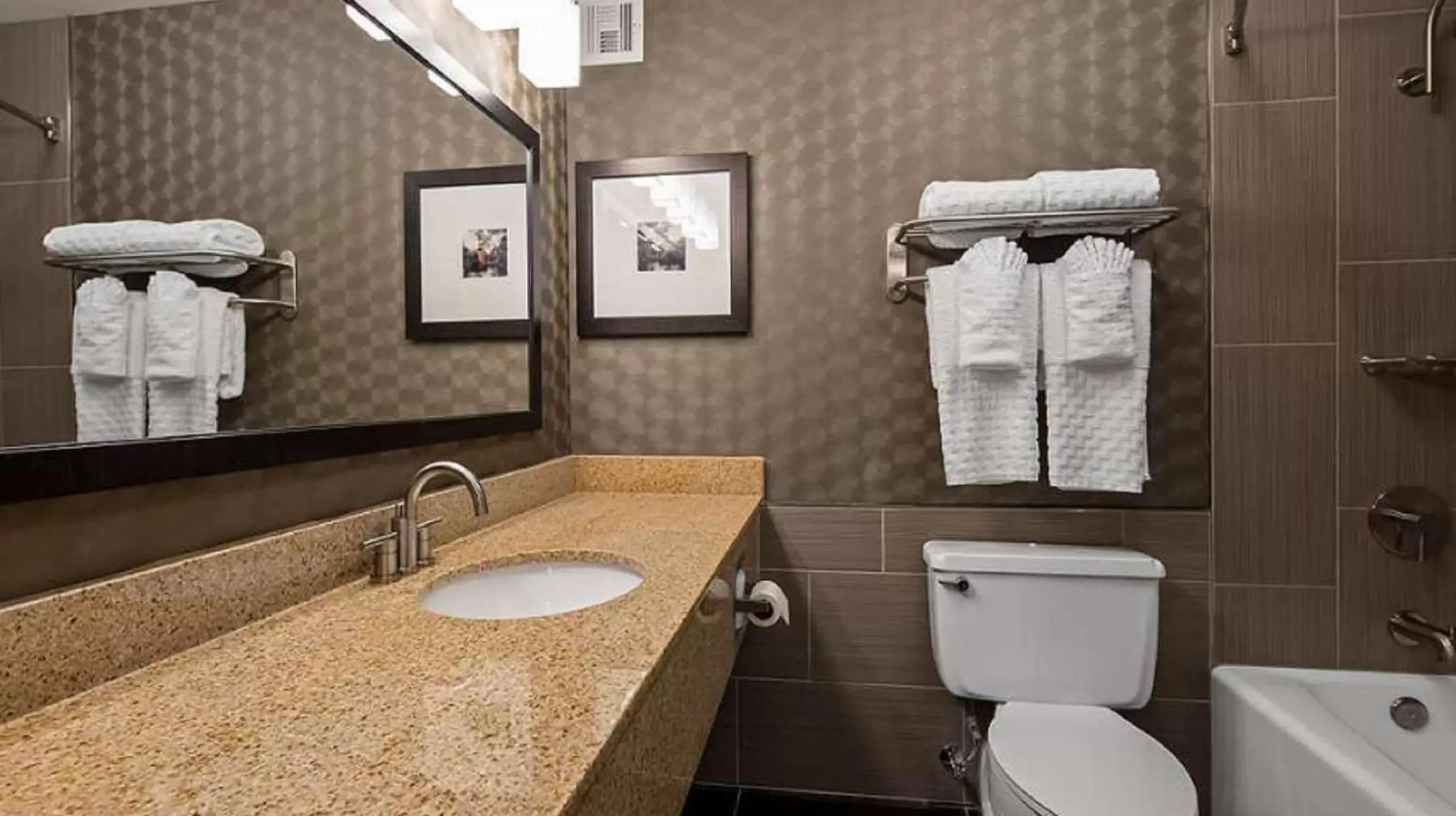 Bathroom in Motel 6 Louisville, Ky- Airport/ Fair Expo