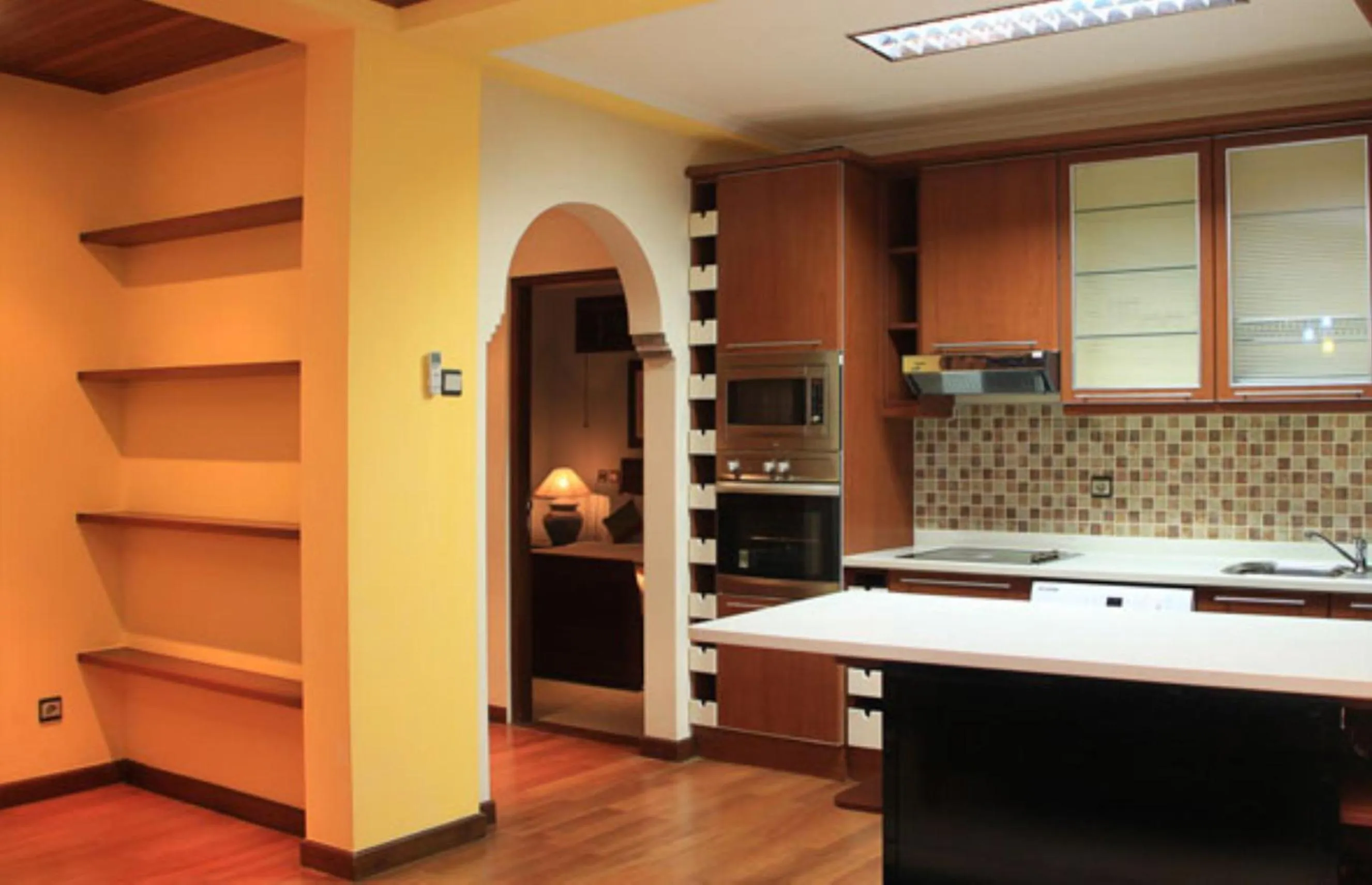 Kitchen or kitchenette in Apel Villa Sanur