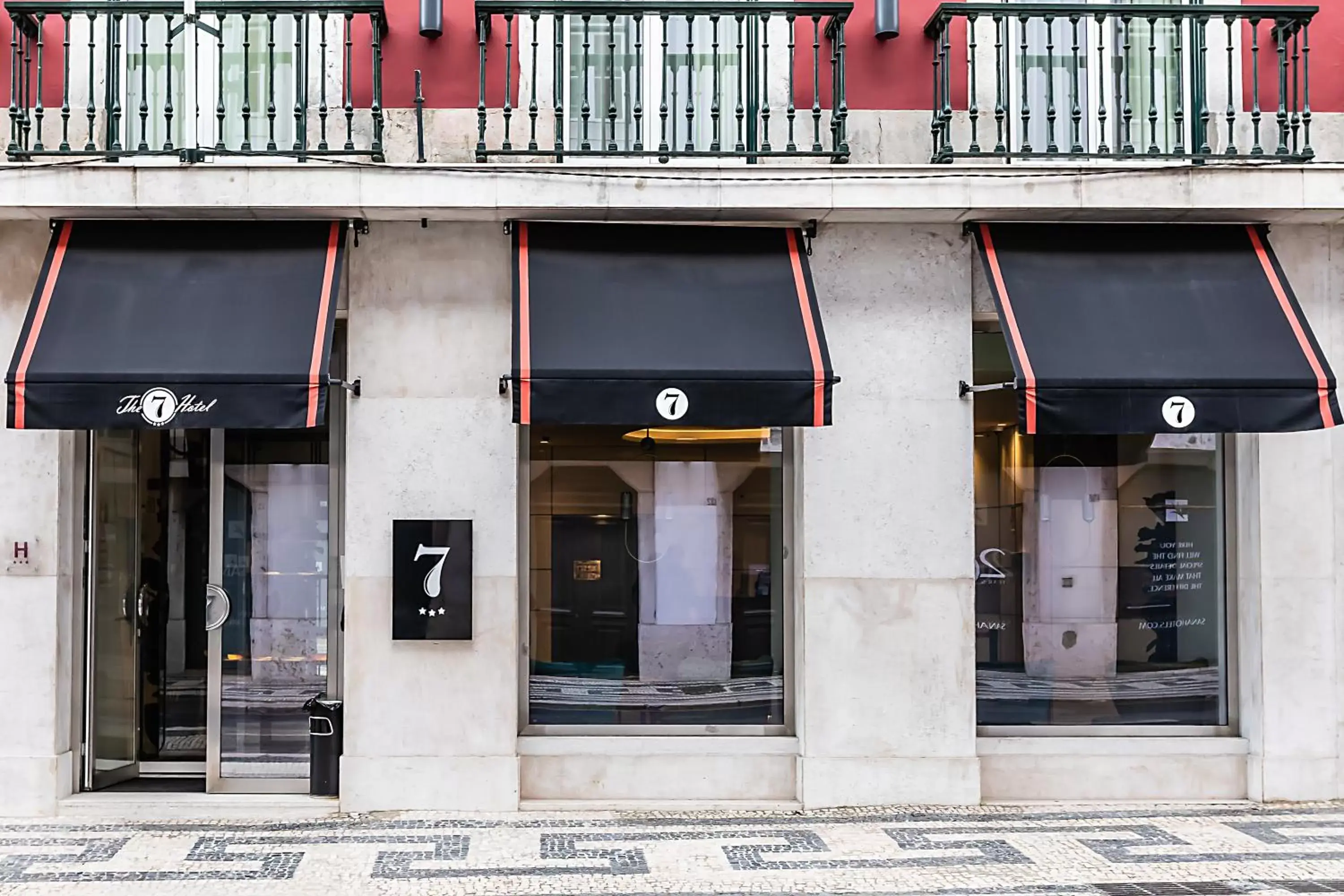 Facade/entrance in The 7 Hotel, Suites, Studios & Apartments