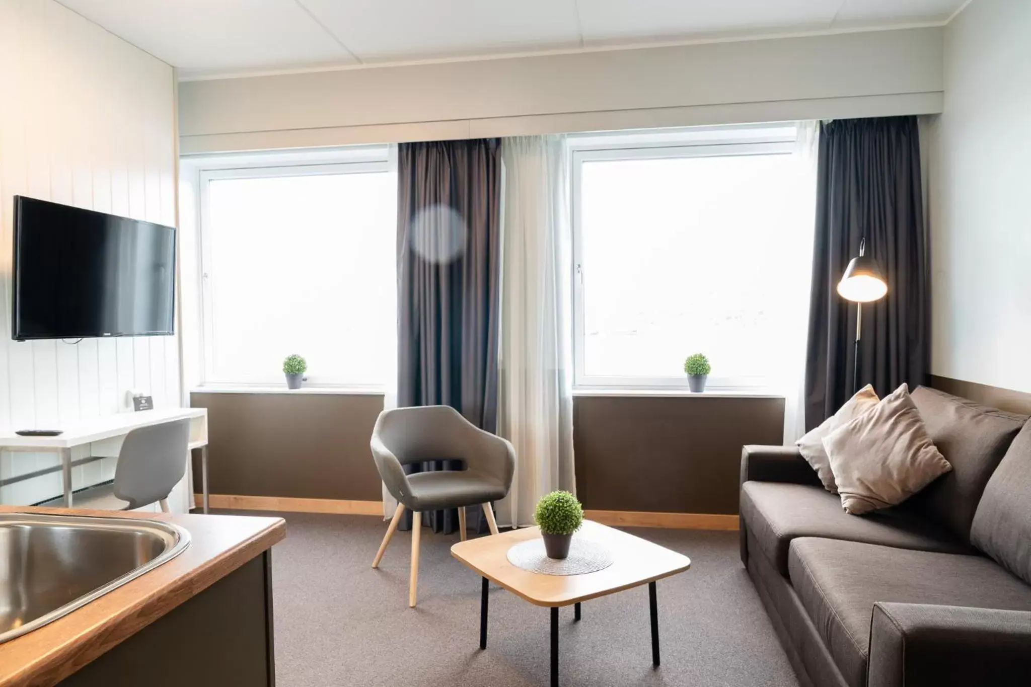 Living room, Seating Area in Smarthotel Hammerfest