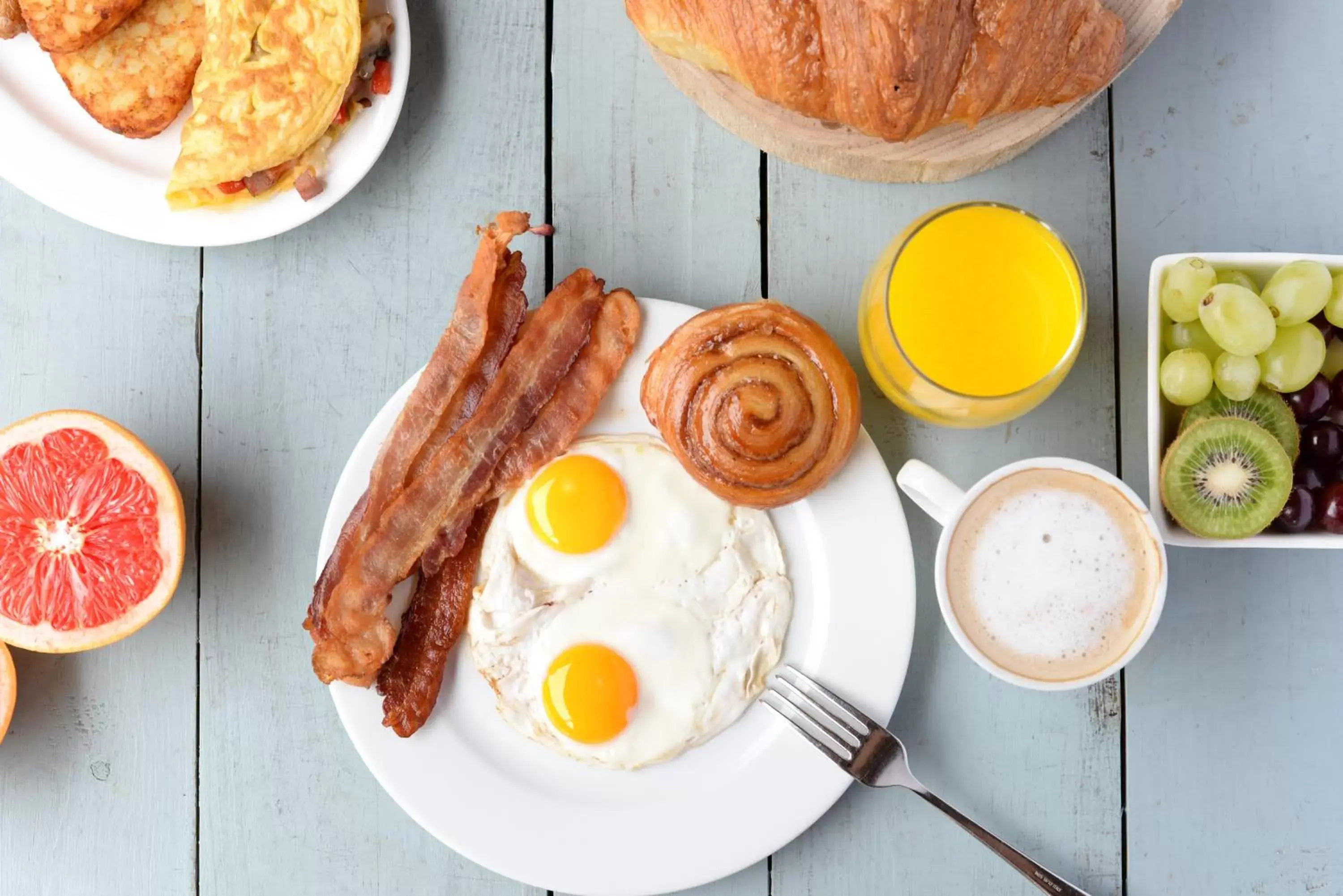 American breakfast, Breakfast in Curacao Avila Beach Hotel