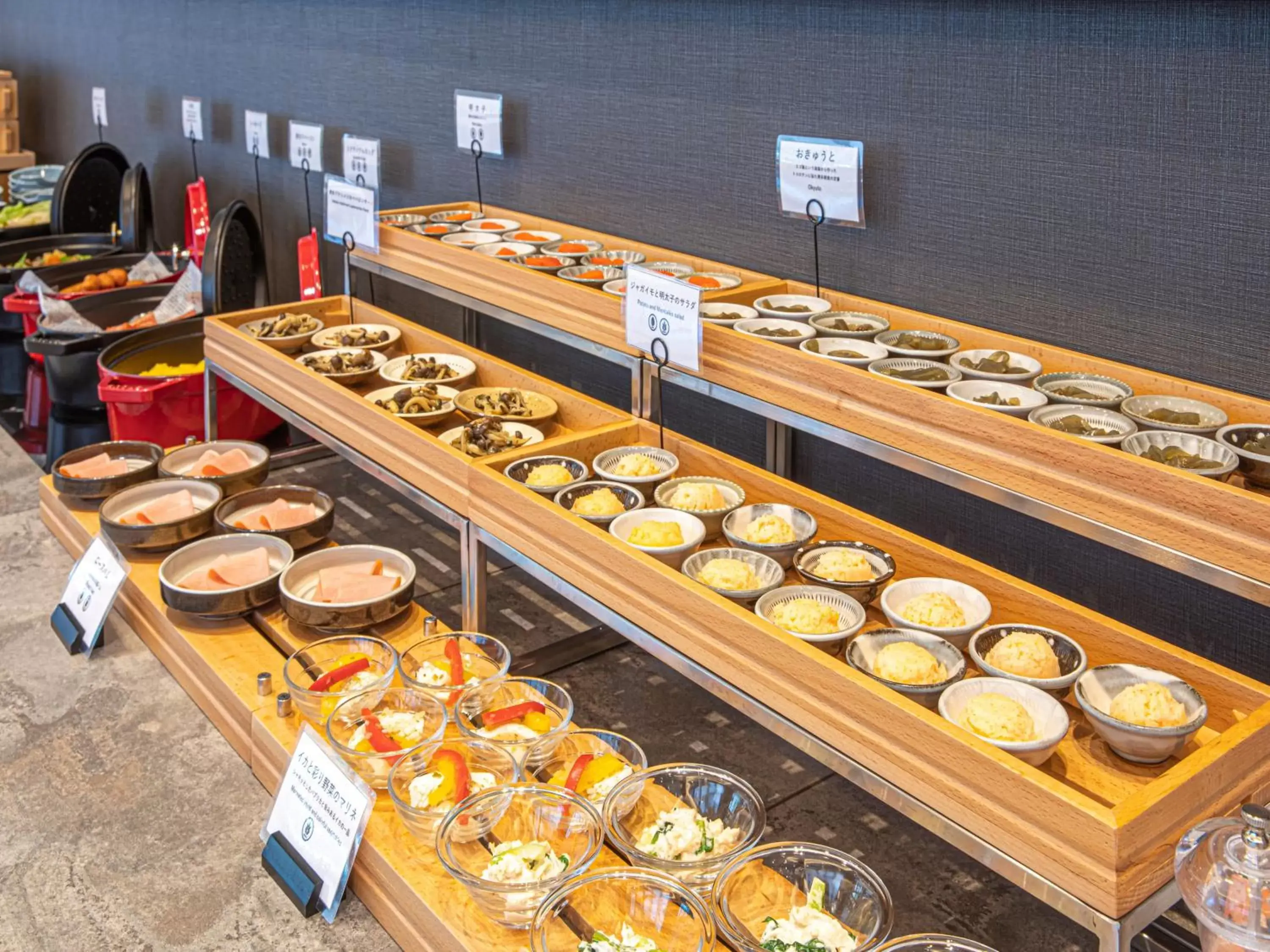 Buffet breakfast, Food in Hotel Torifito Hakata Gion