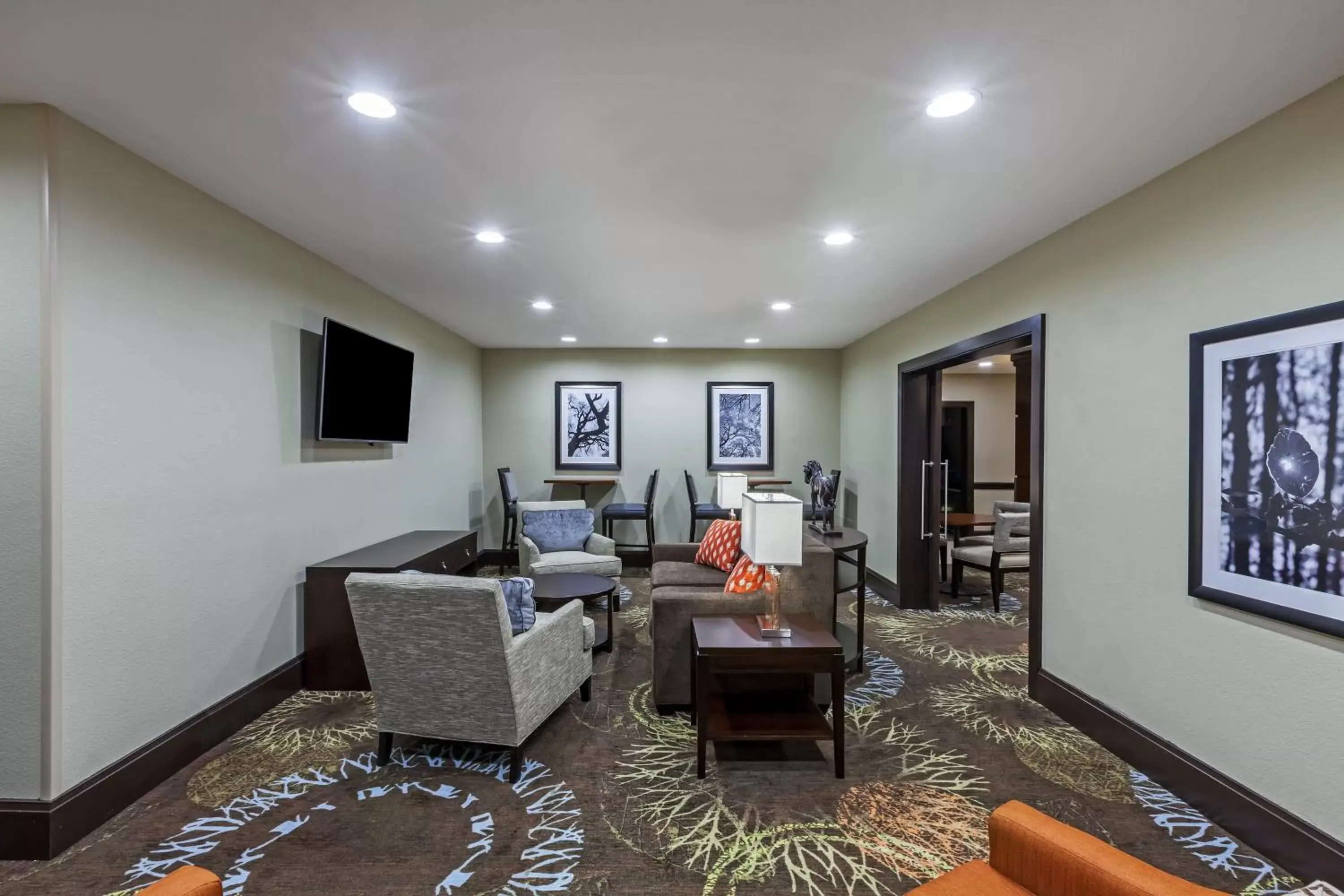 Property building, Seating Area in Staybridge Suites Fort Worth Fossil Creek, an IHG Hotel