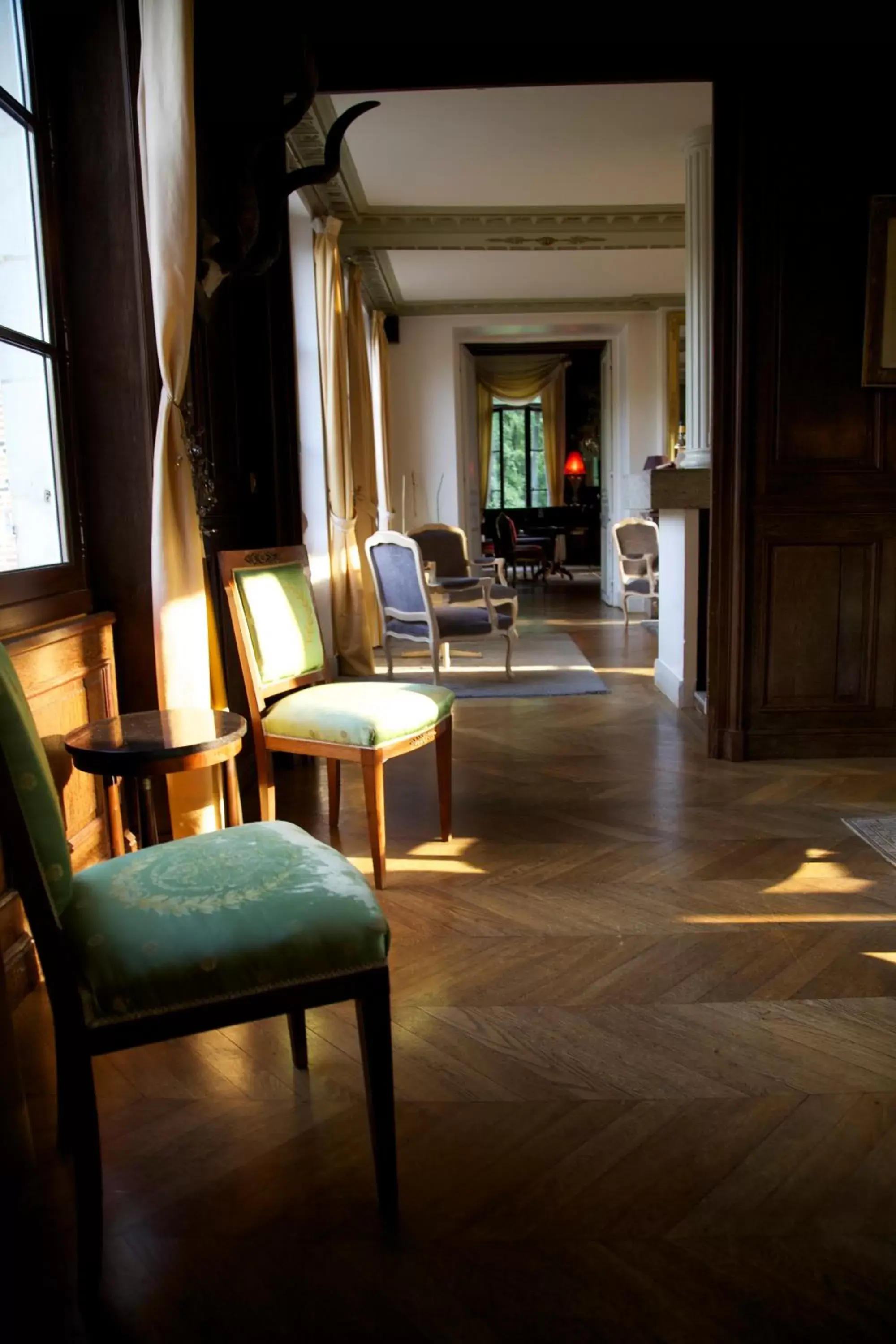 Decorative detail, Seating Area in Hostellerie Du Château Les Muids