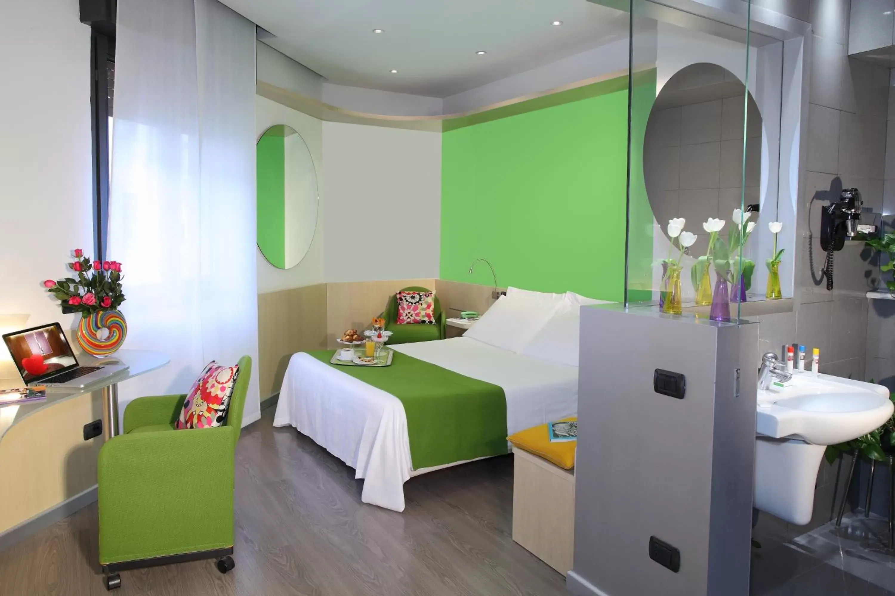 Bed, Room Photo in Hotel Mediolanum