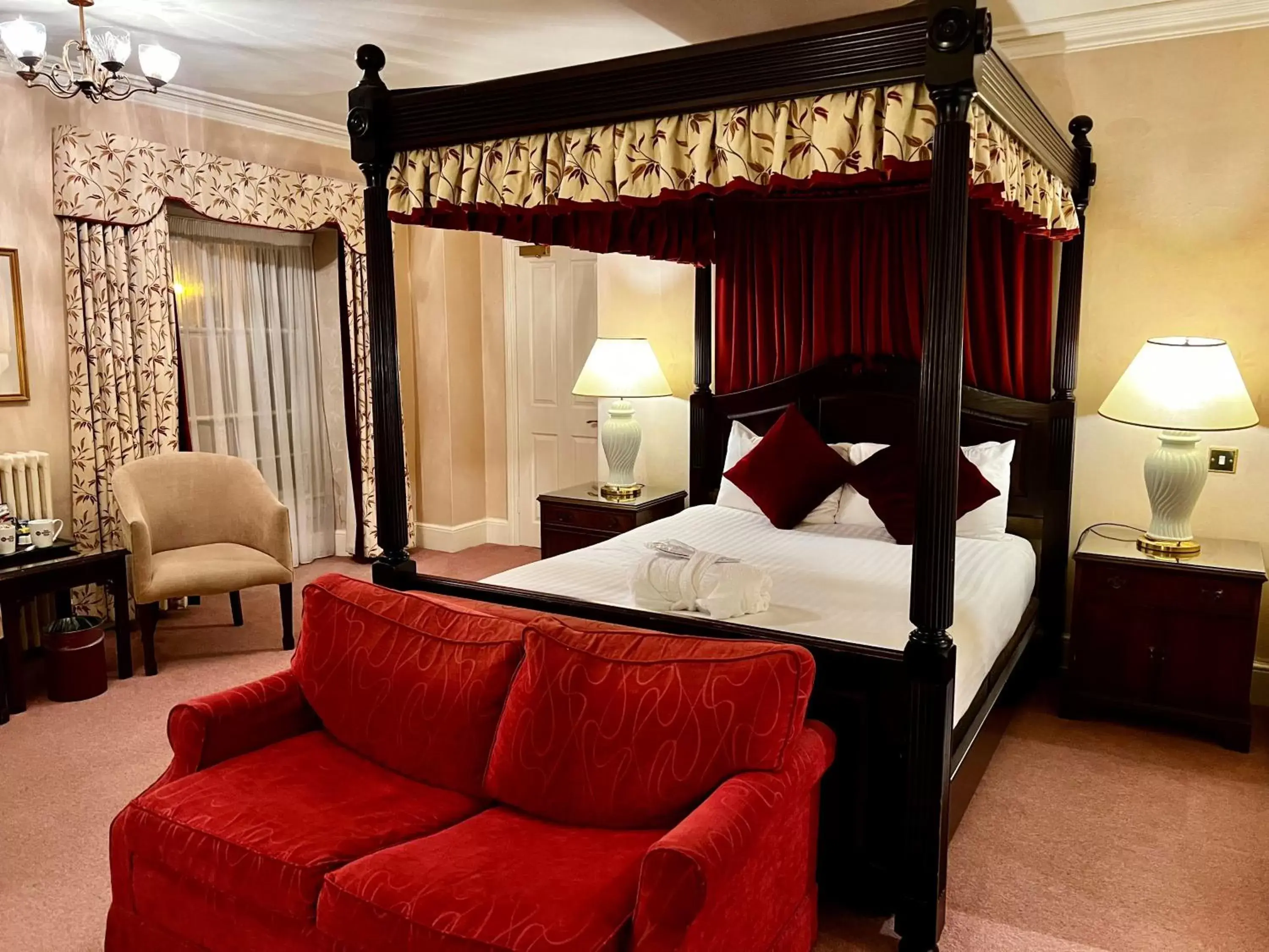 Bed in Orton Hall Hotel & Spa