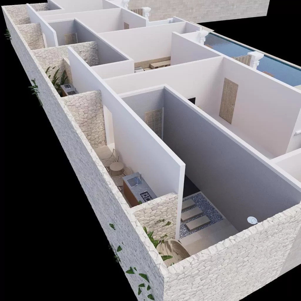 Floor Plan in Puspa Ayu Villas & Apartments