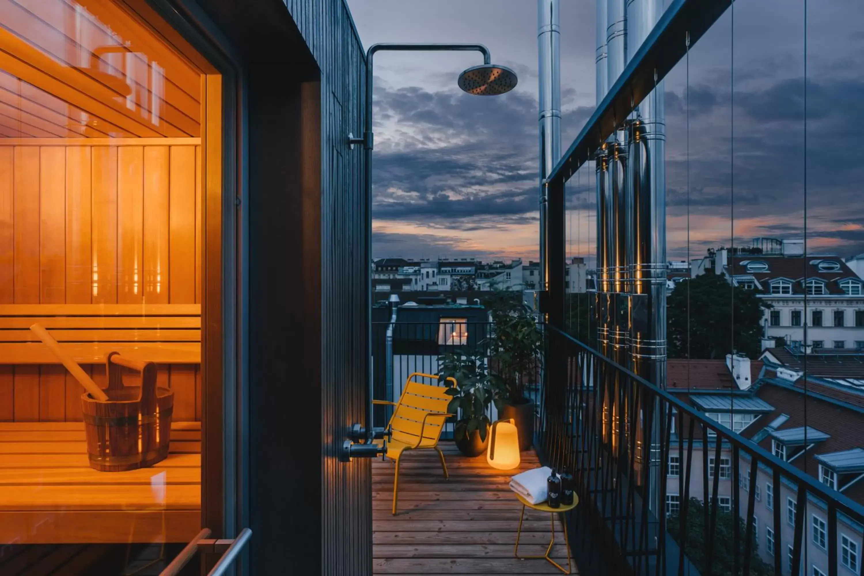 Sauna in Hotel Gilbert