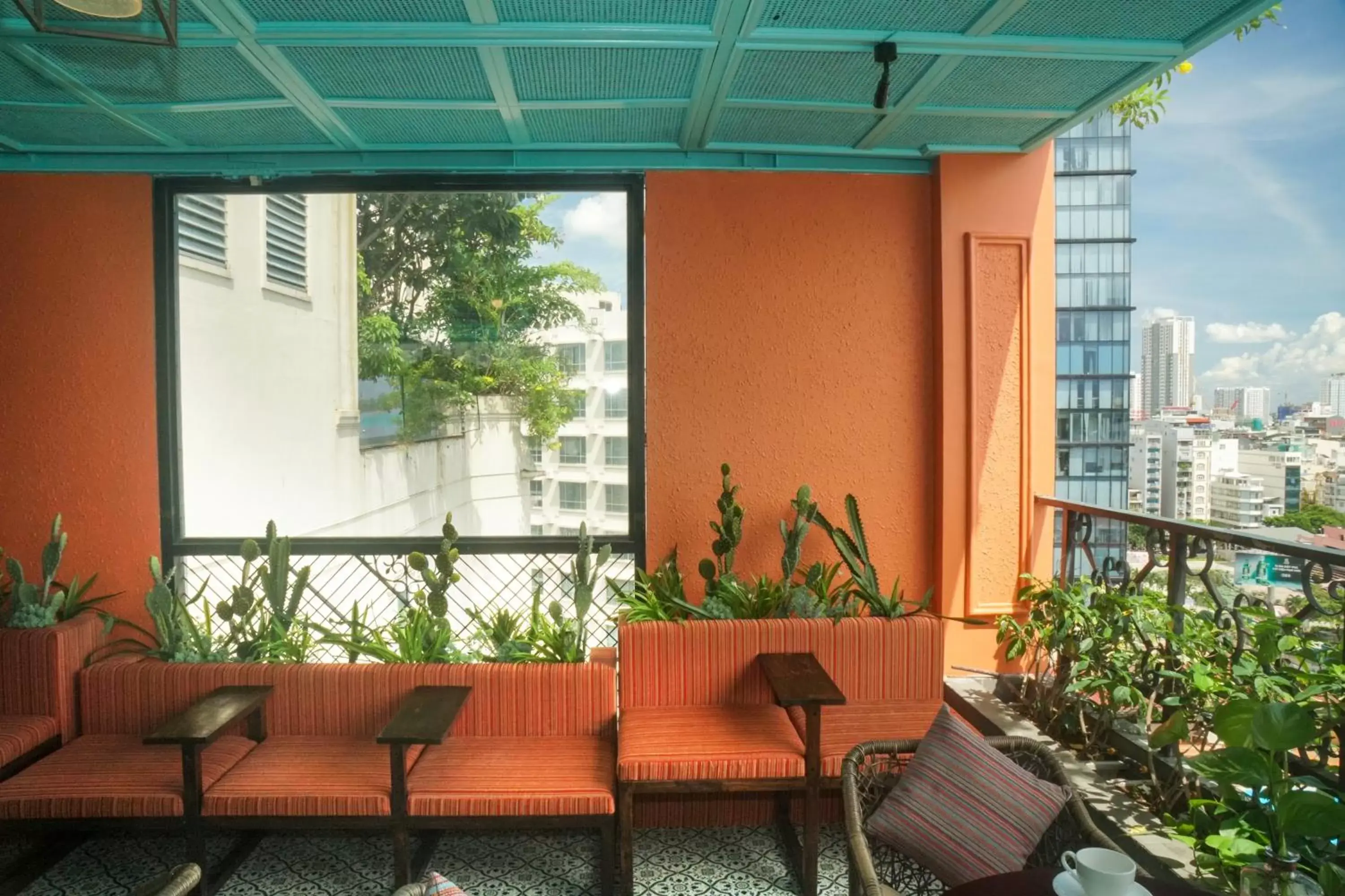 Balcony/Terrace in Alagon City Hotel & Spa