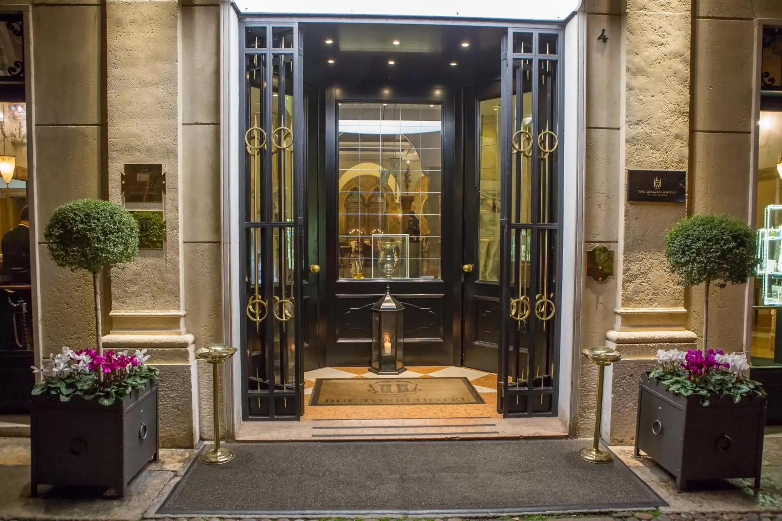 Facade/entrance in Due Torri Hotel