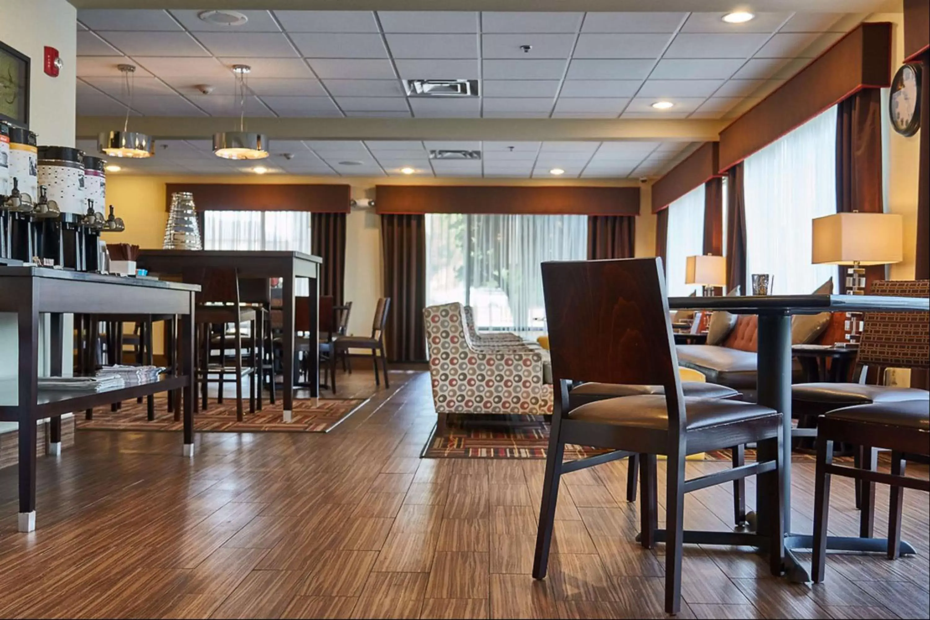 Lobby or reception, Restaurant/Places to Eat in Hampton Inn Uniontown