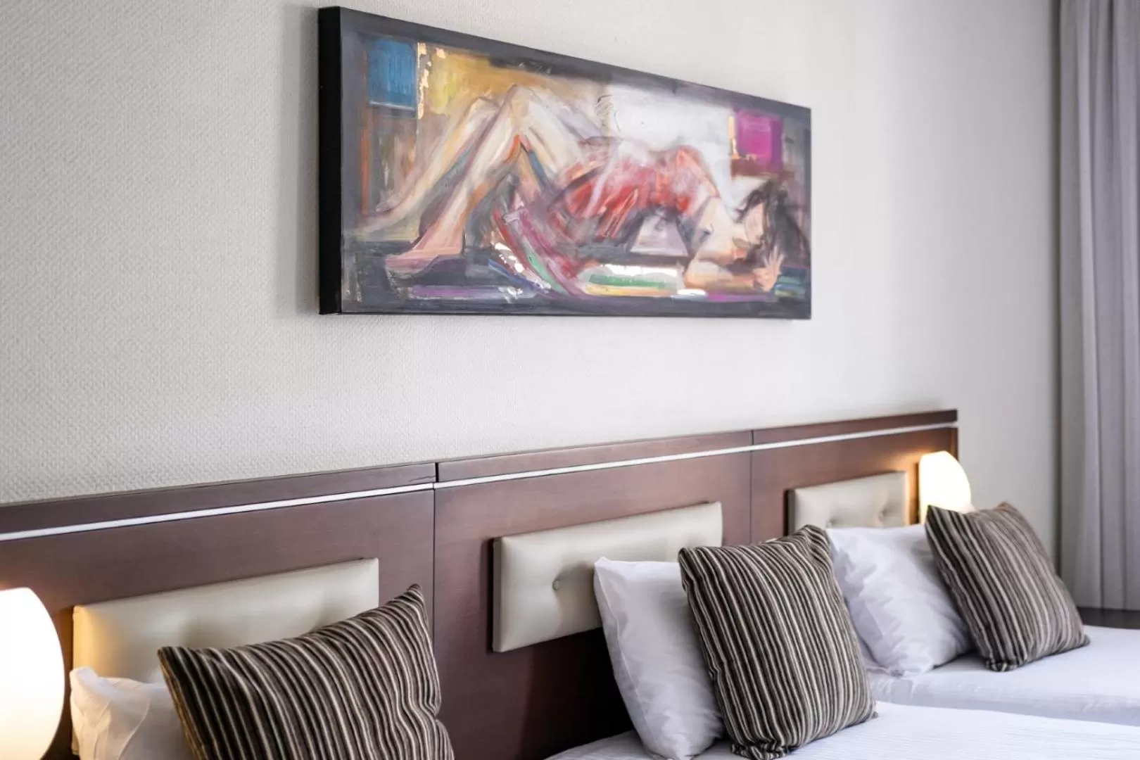 Bed in Livadhiotis City Hotel