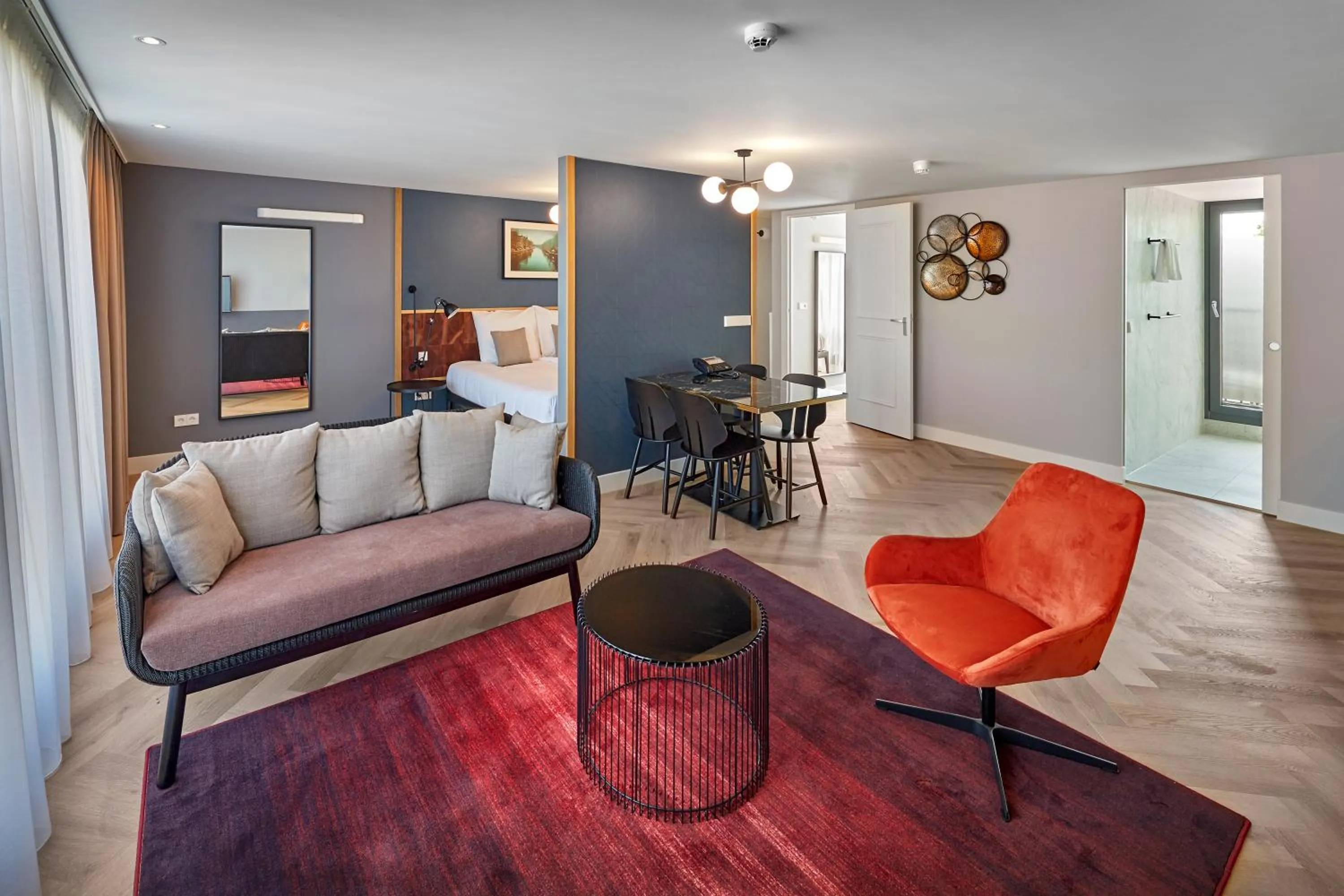 Living room in Nova Apartments Amsterdam