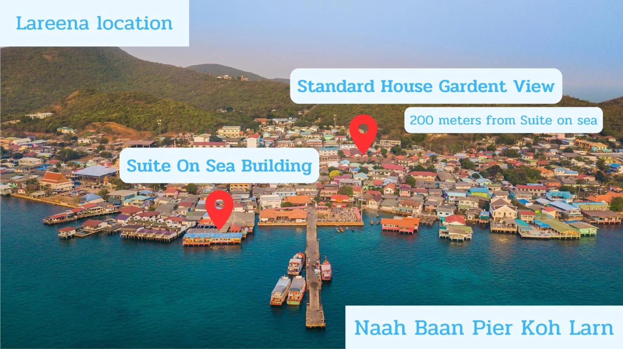 Natural landscape in Lareena Resort Koh Larn Pattaya