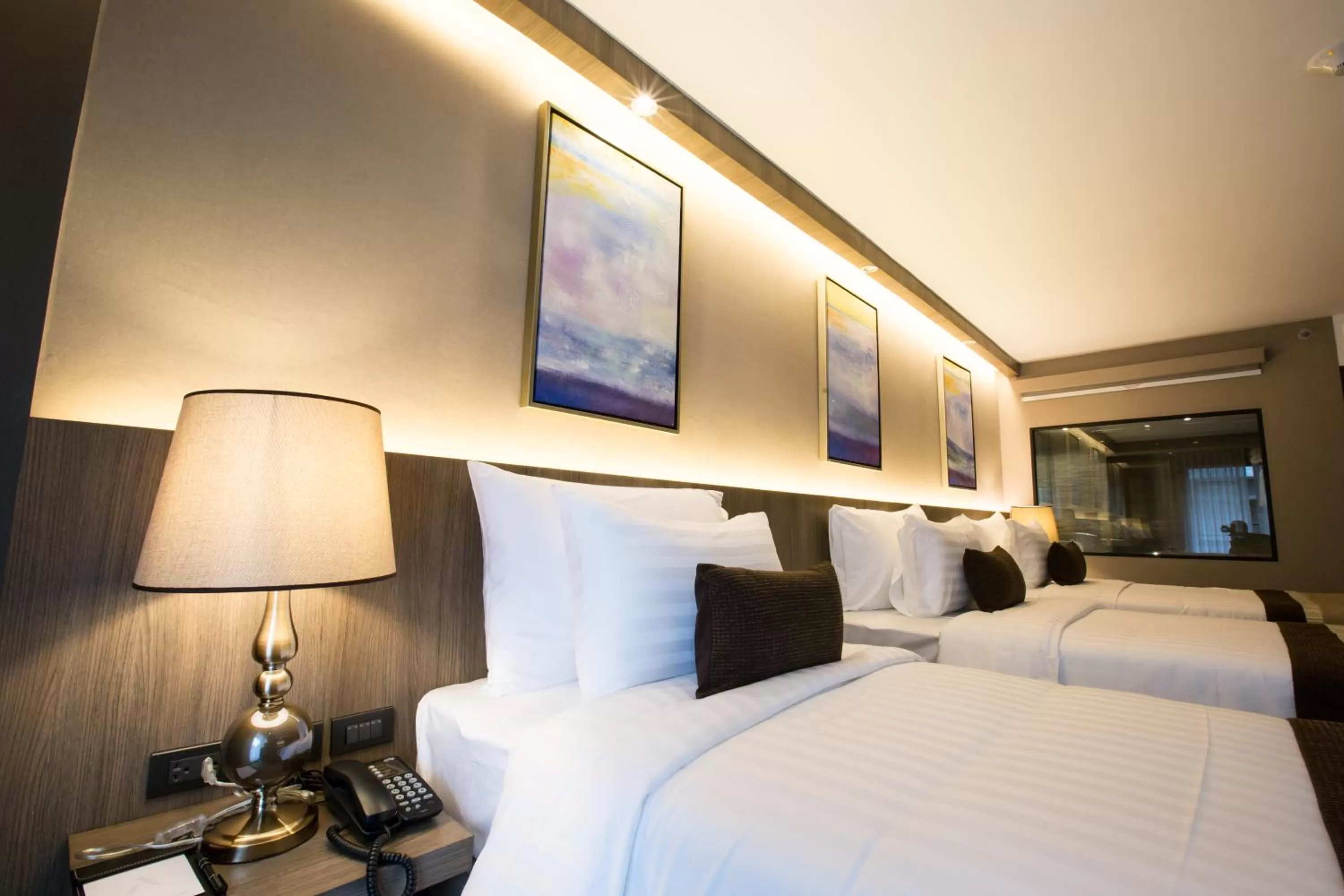 Bedroom, Bed in Arte Hotel - SHA Extra Plus