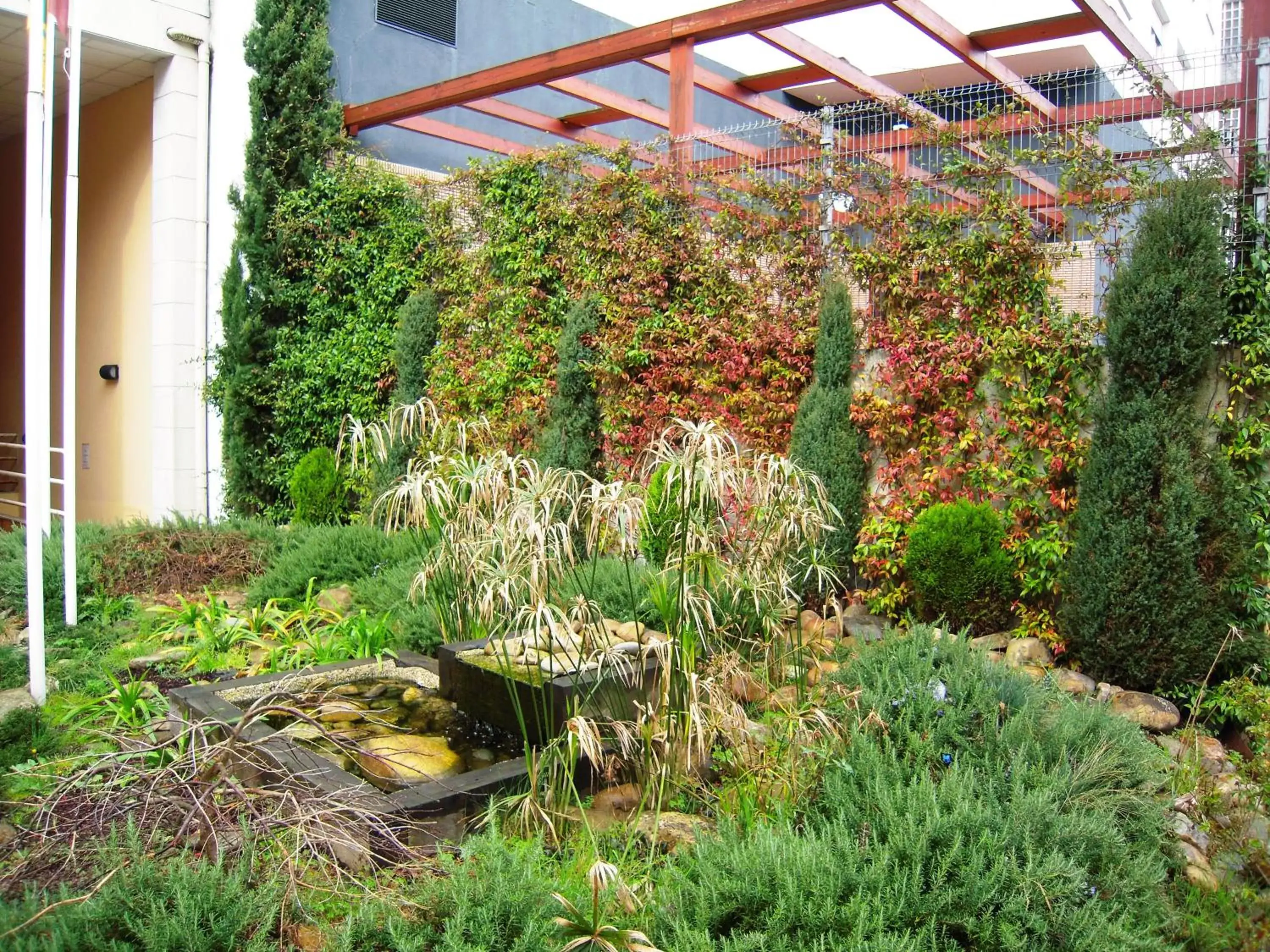 Garden in Hotel Apartamentos Ciudad de Lugo