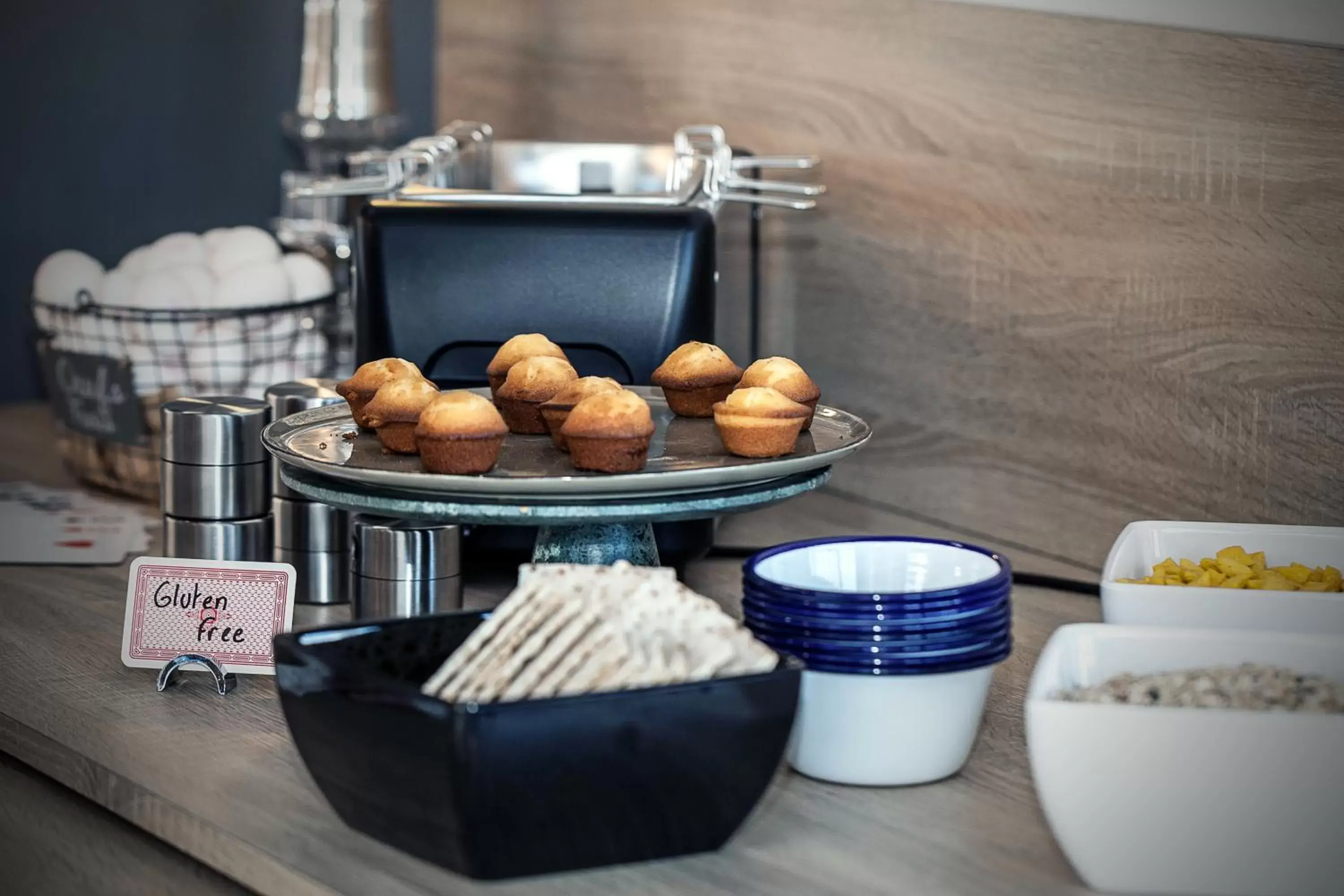 Buffet breakfast in ibis Styles Genève Carouge