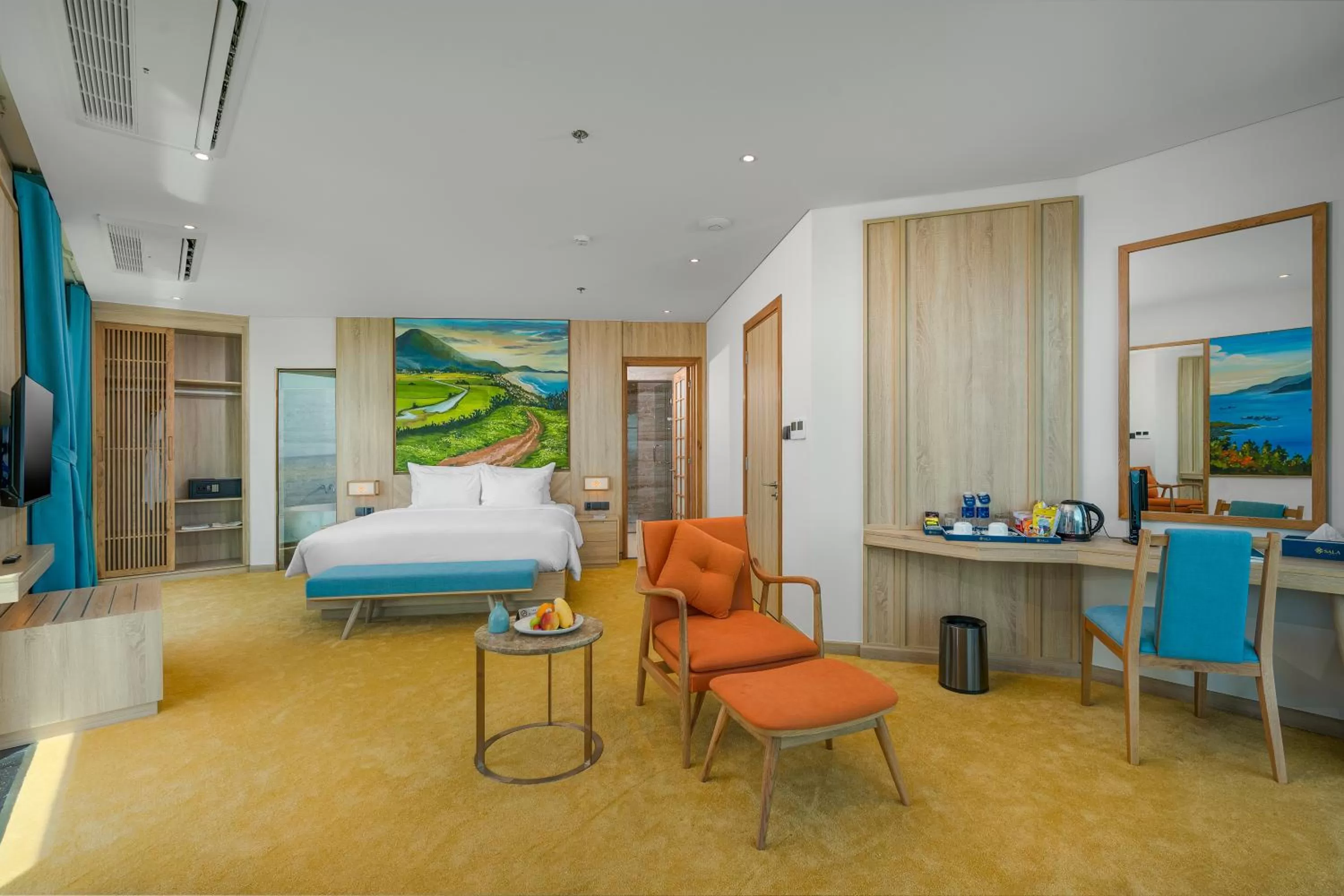 Seating area, Bed in Sala Grand Tuy Hoa Hotel