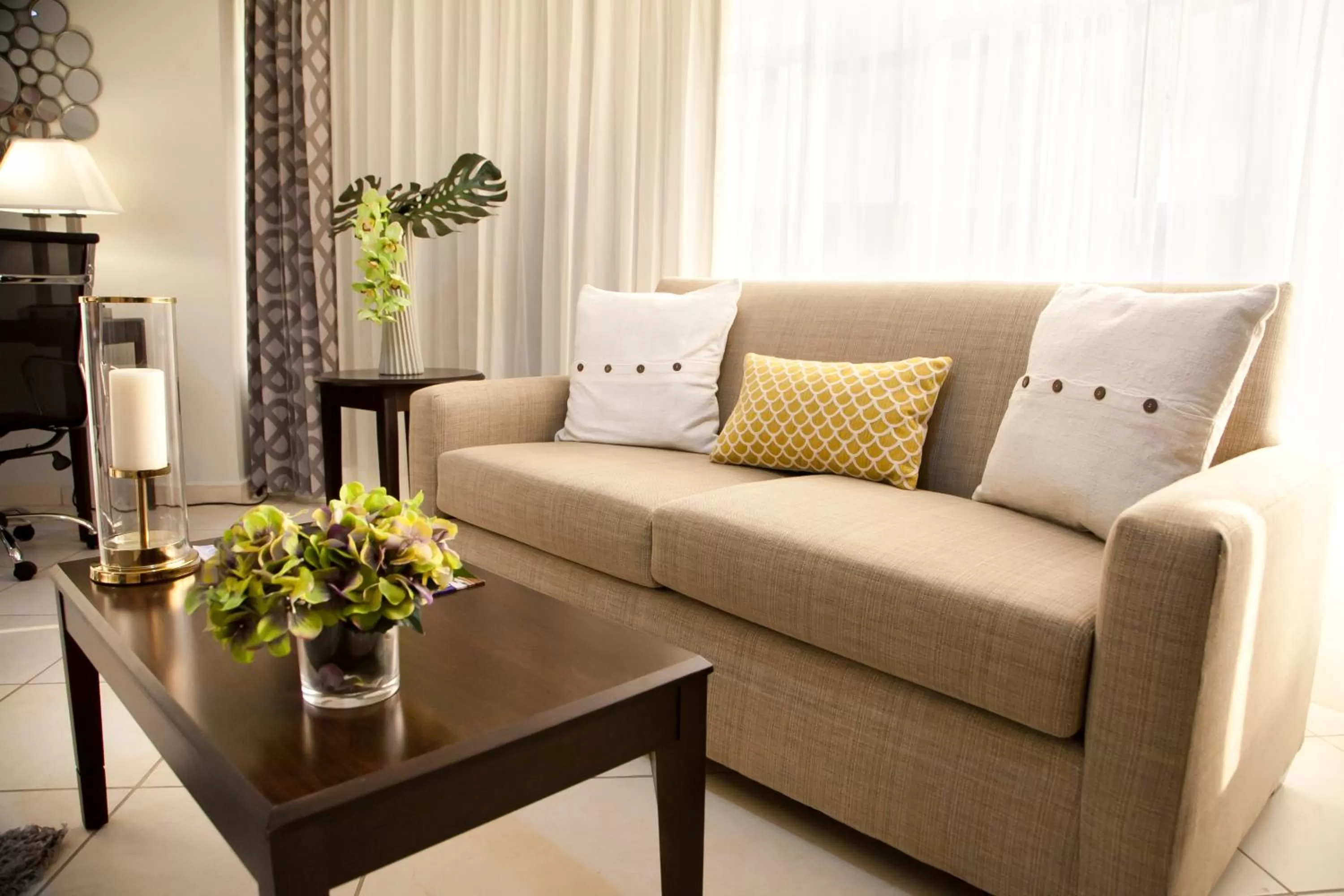 Seating area in Hotel Los Andes