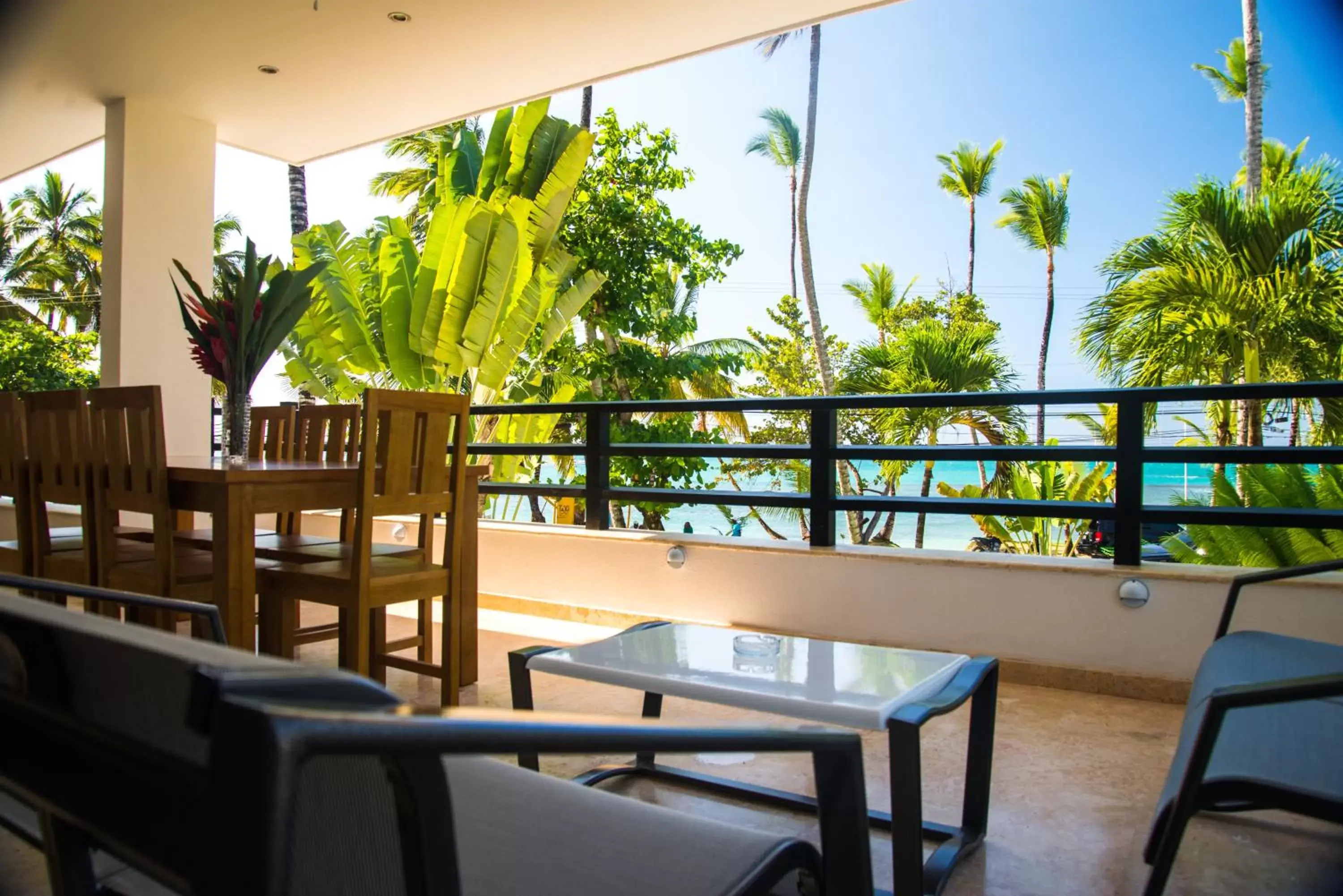 Balcony/Terrace in Aligio Apart-hotel & Spa - Las Terrenas