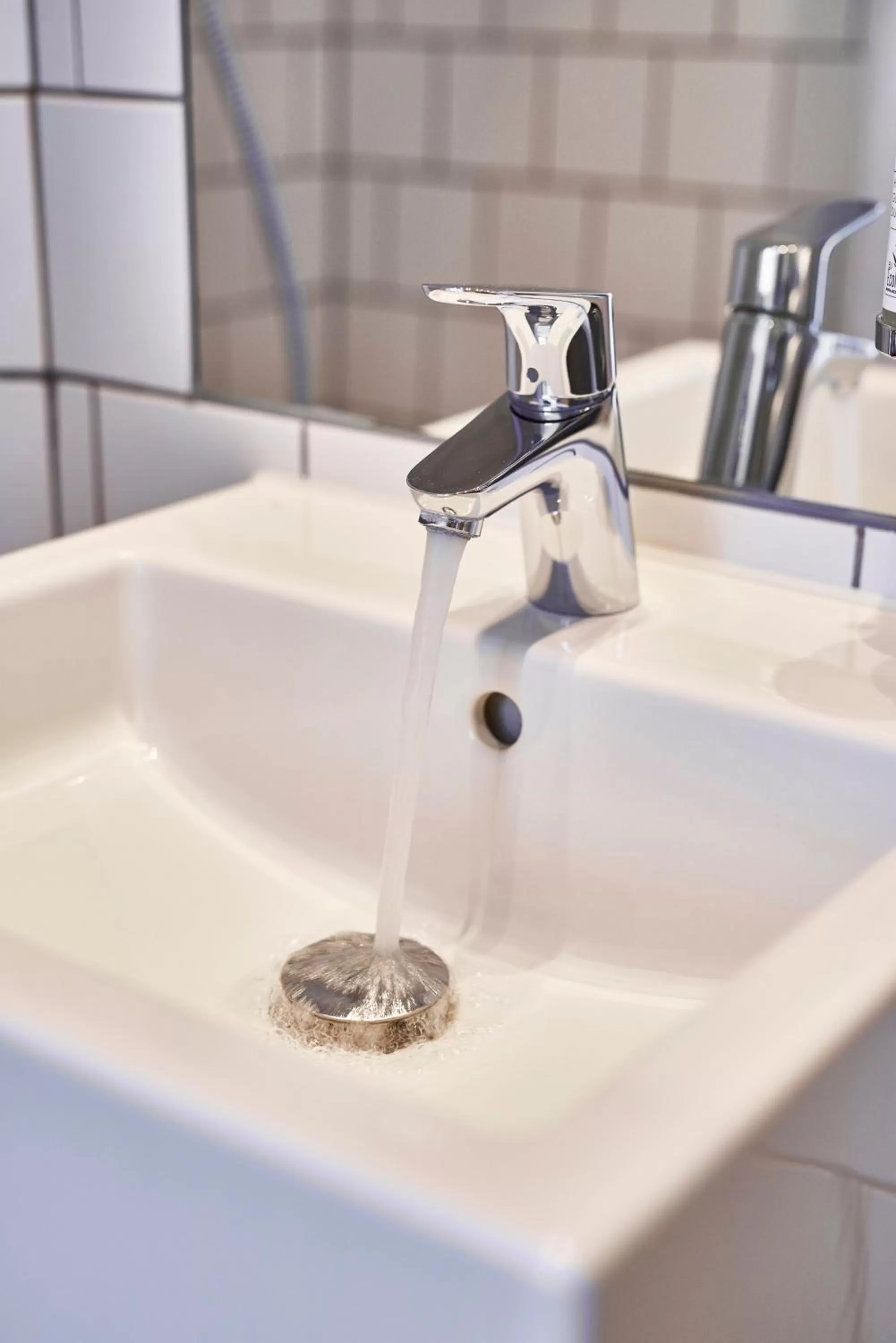 Bathroom in Zleep Hotel Copenhagen City