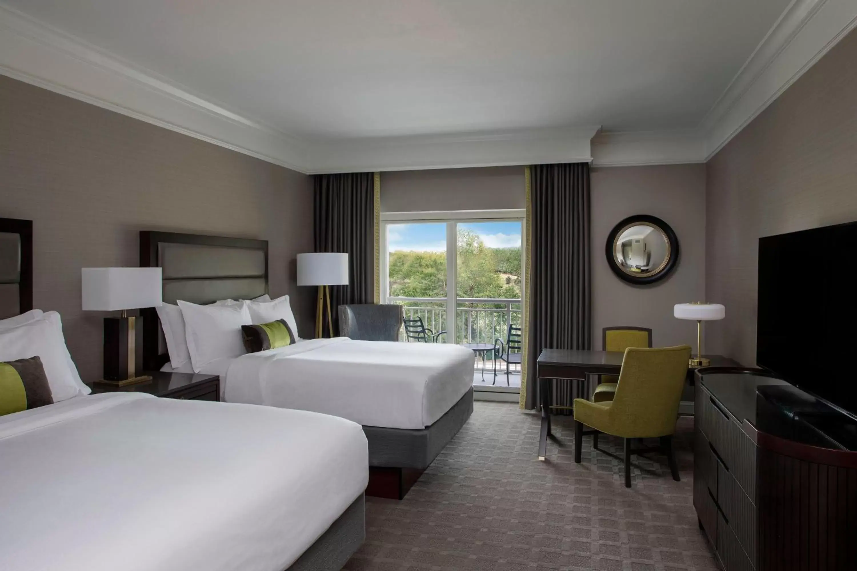 Grand Deluxe Queen Room with Two Queen Beds, Balcony and Park View in The Ballantyne, a Luxury Collection Hotel, Charlotte Grand Deluxe Queen Room with Two Queen Beds, Balcony and Park View in The Ballantyne, a Luxury Collection Hotel, Charlotte