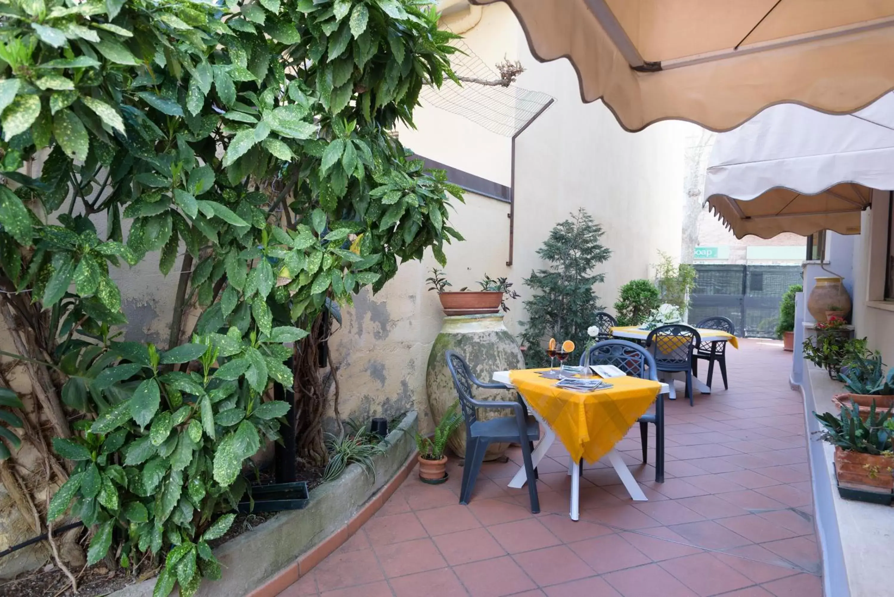 Garden, Restaurant/Places to Eat in Hotel Morchio Mhotelsgroup