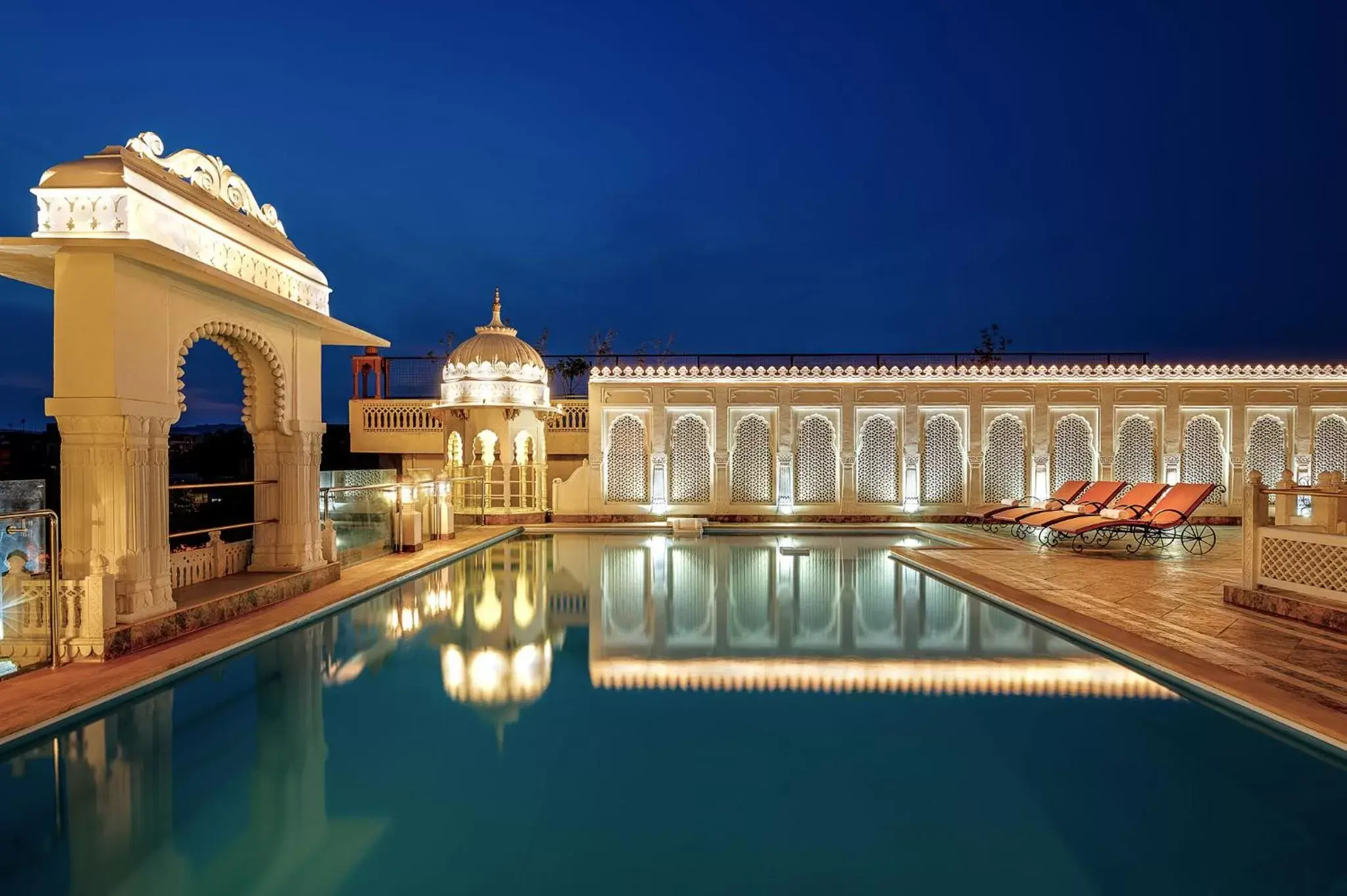 Property building, Swimming Pool in Hotel Rajasthan Palace