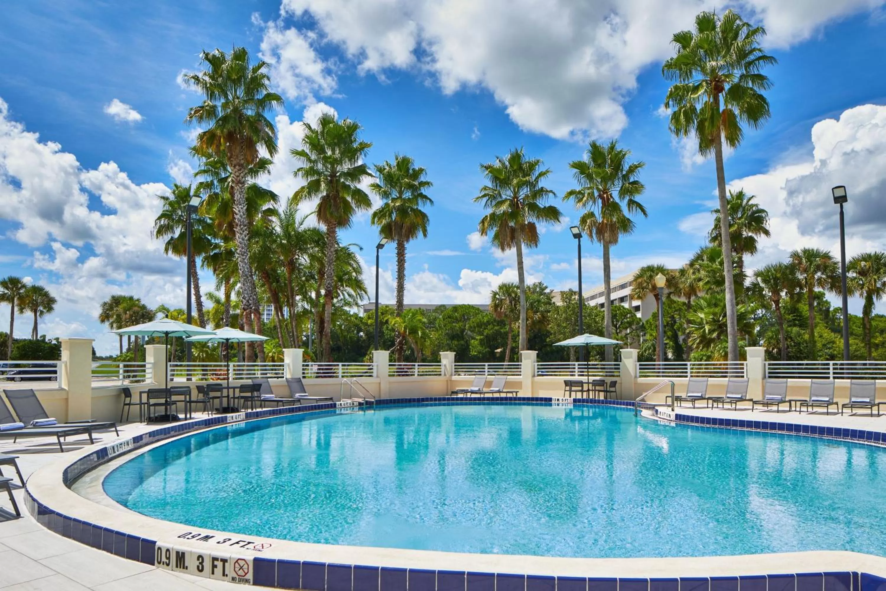 Swimming pool in AC Hotel by Marriott Orlando Lake Buena Vista
