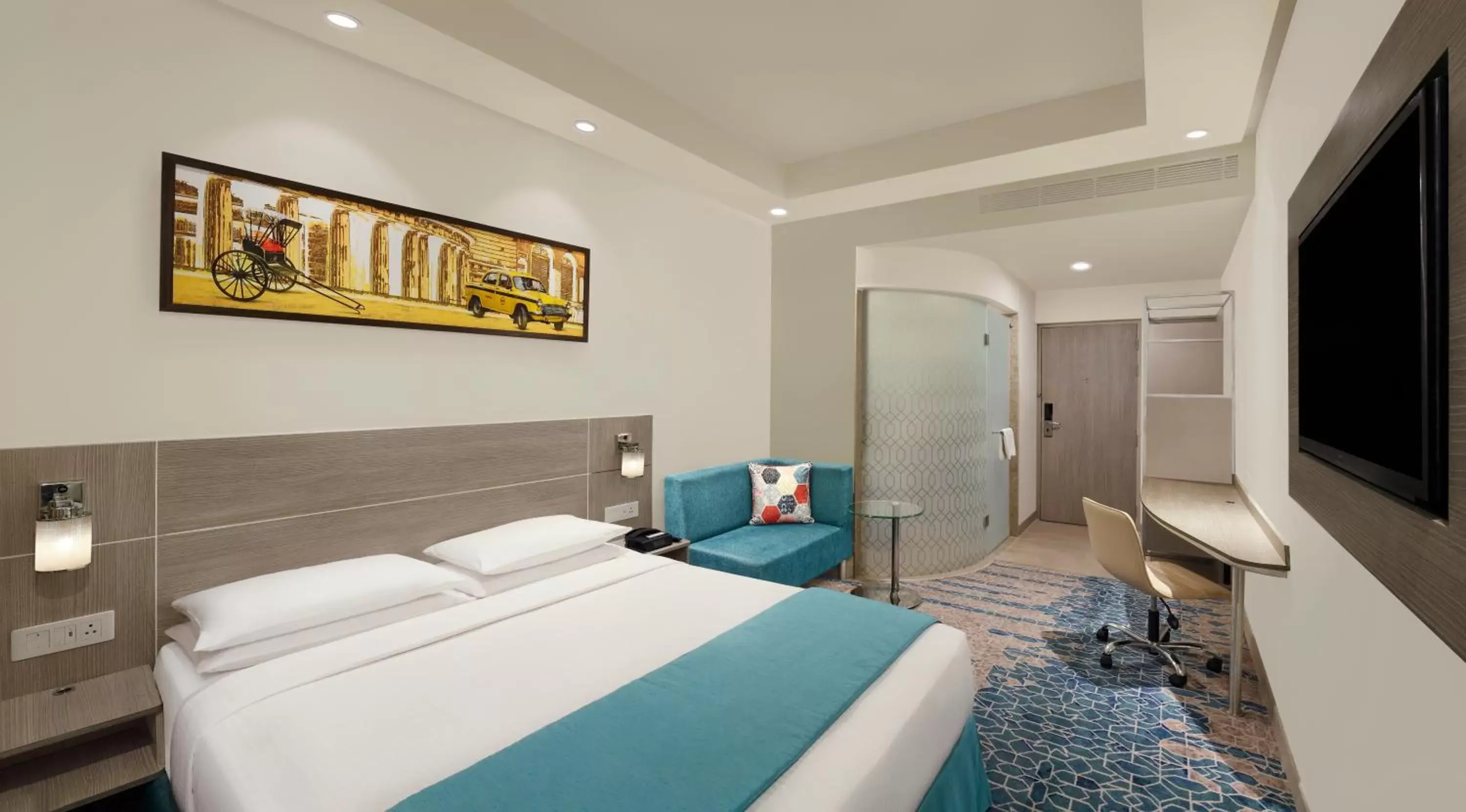 Bedroom, Bed in Holiday Inn Express Kolkata Airport by IHG Bedroom, Bed in Holiday Inn Express Kolkata Airport by IHG