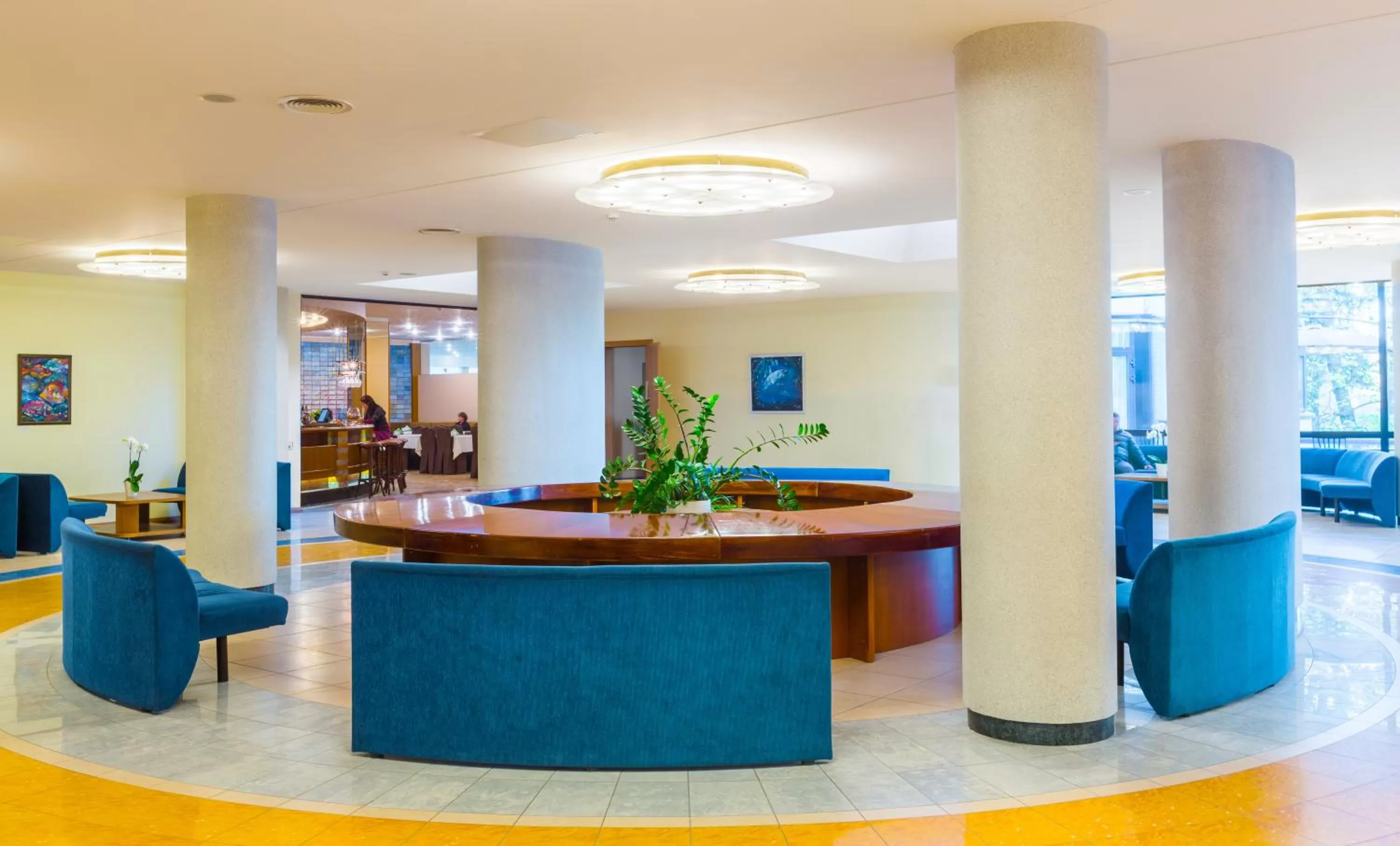 Communal lounge/ TV room in Daina Jurmala Beach Hotel