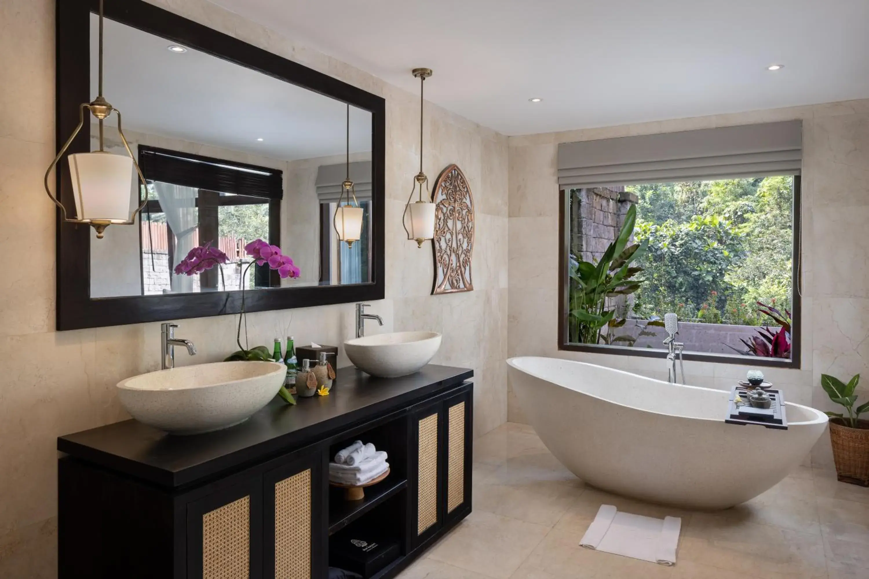 Bathroom in The Kayon Valley Resort