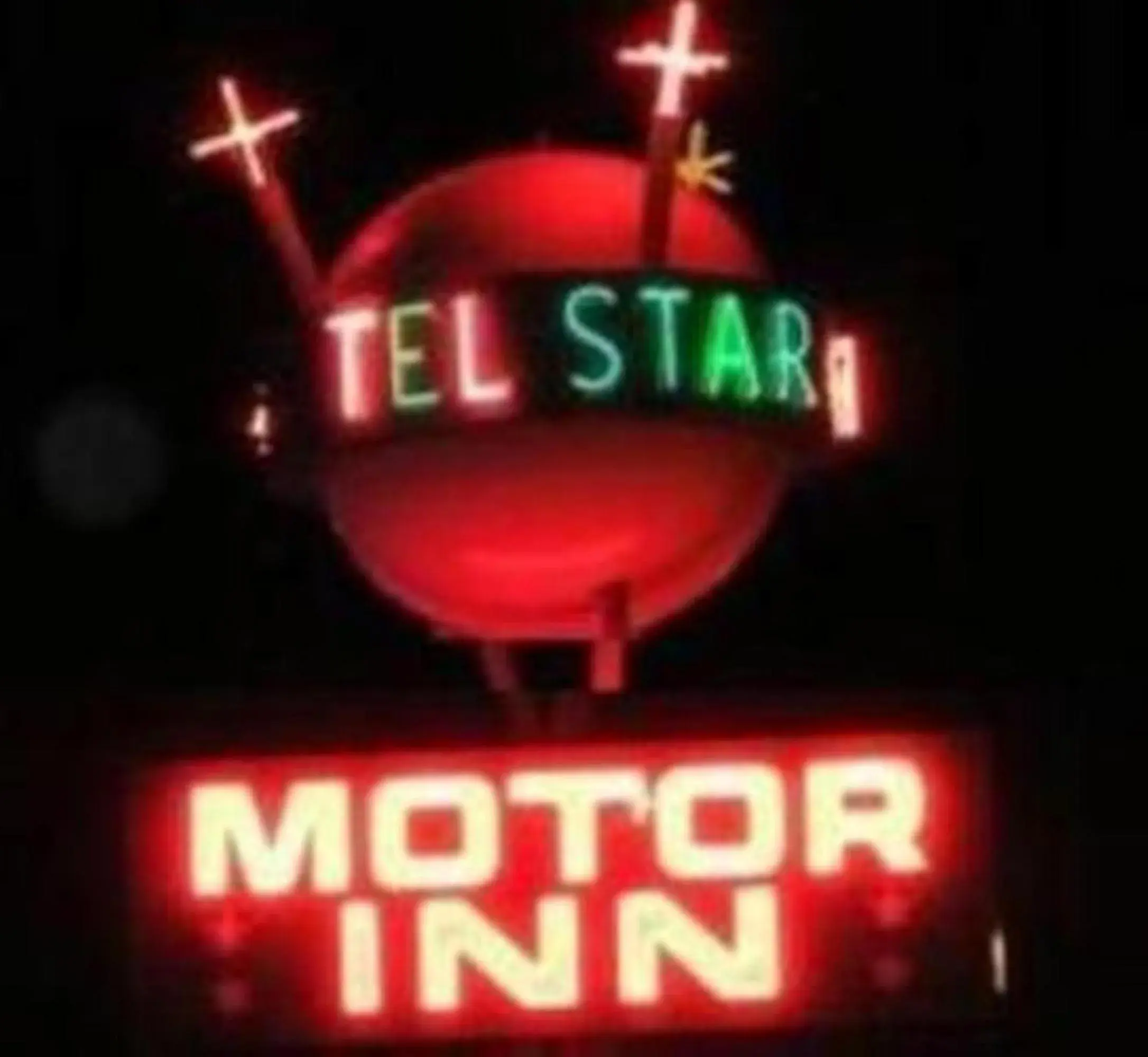On site, Property Logo/Sign in Tel Star Motel