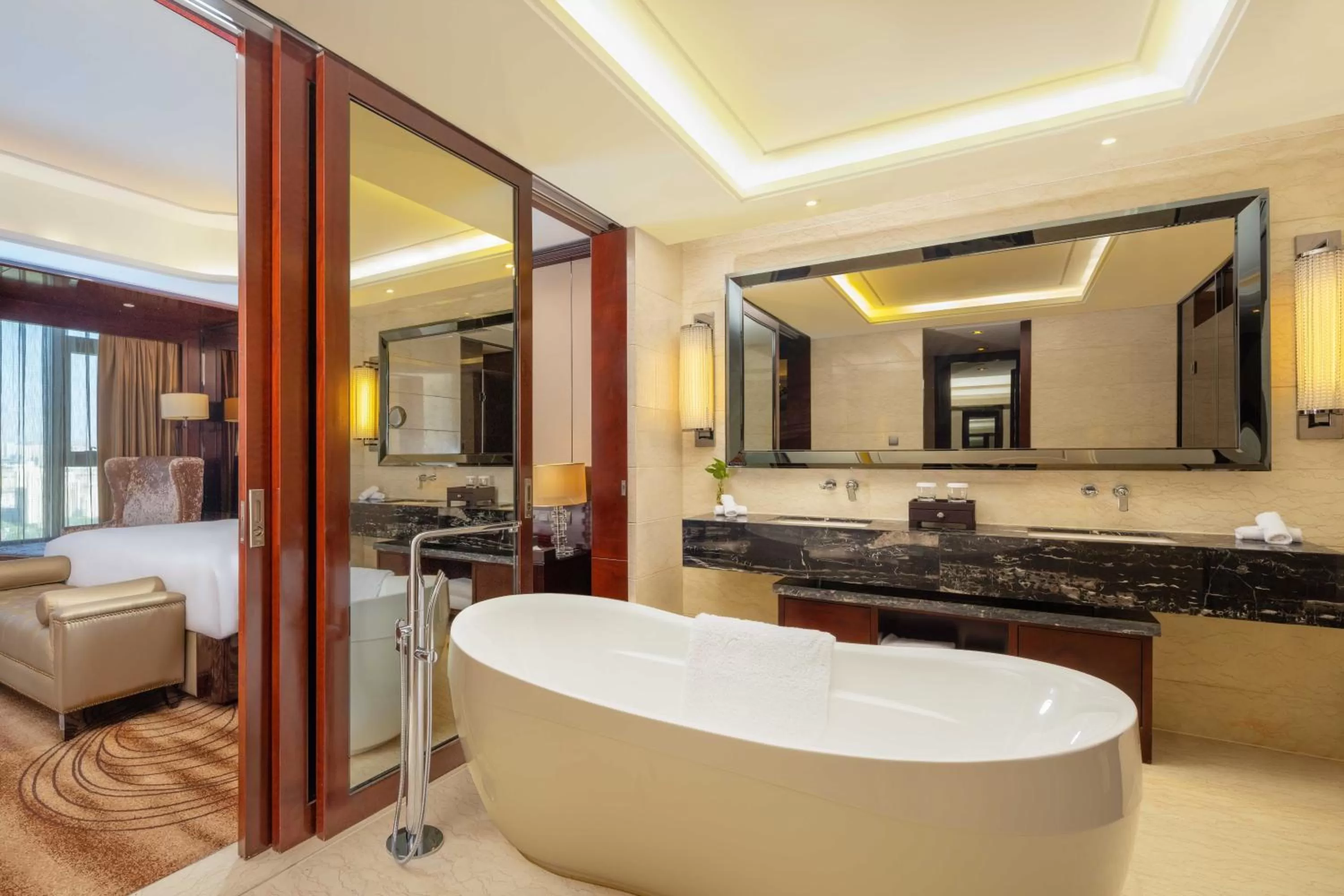 Bathroom in Crowne Plaza Hotel Lanzhou by IHG