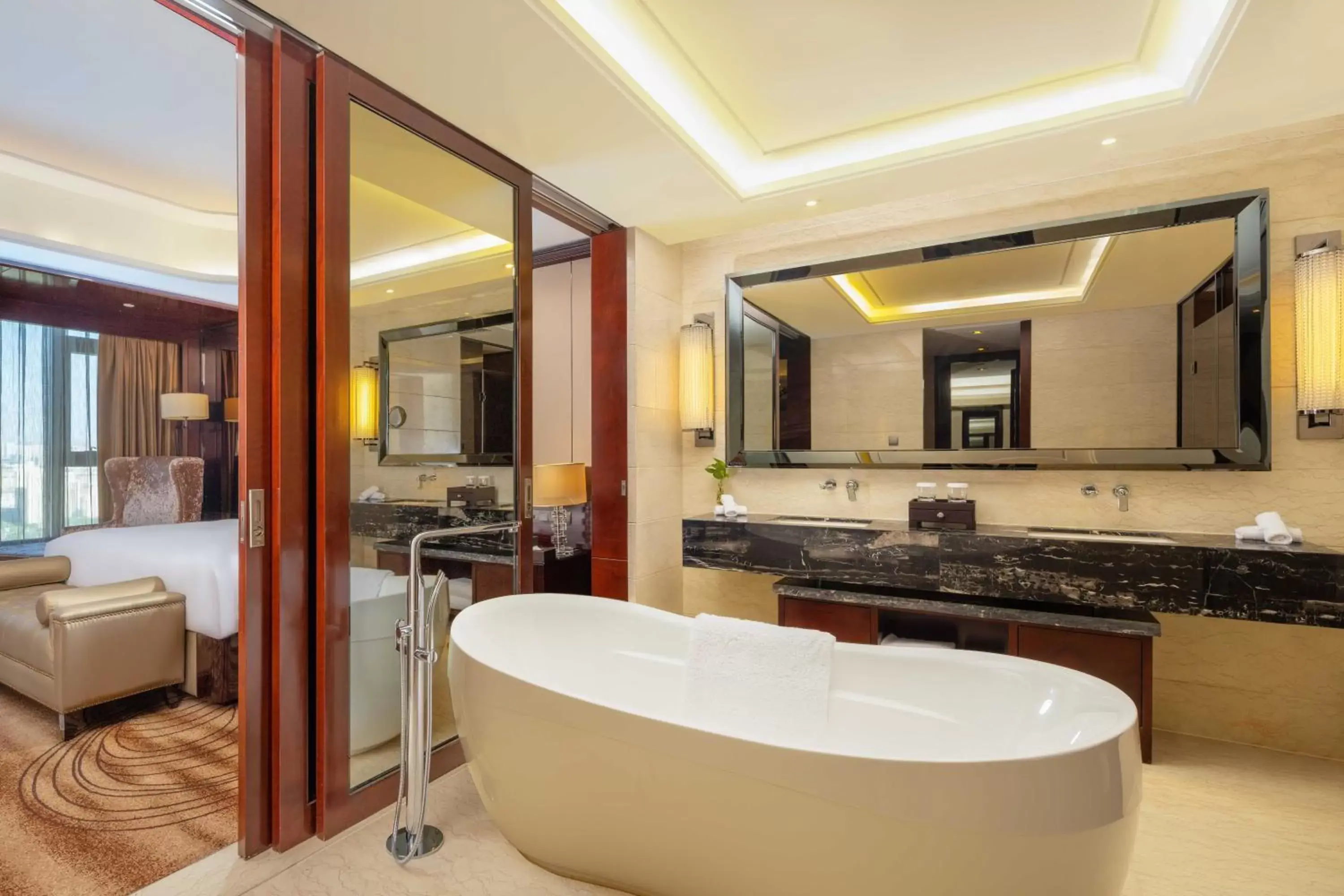 Bathroom in Crowne Plaza Hotel Lanzhou, an IHG Hotel