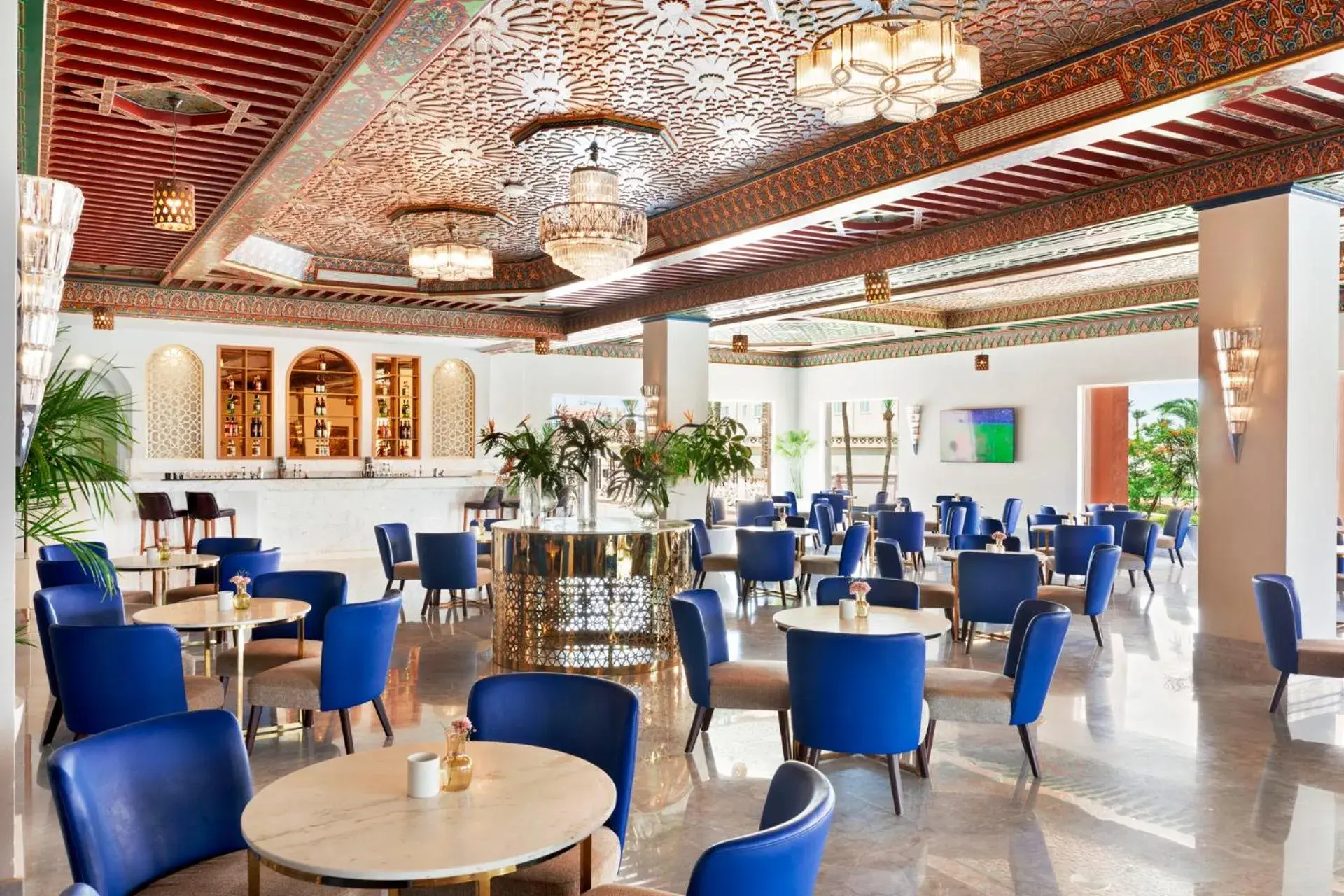 Lounge or bar, Restaurant/Places to Eat in Albatros Palace Resort (Families and Couples Only)