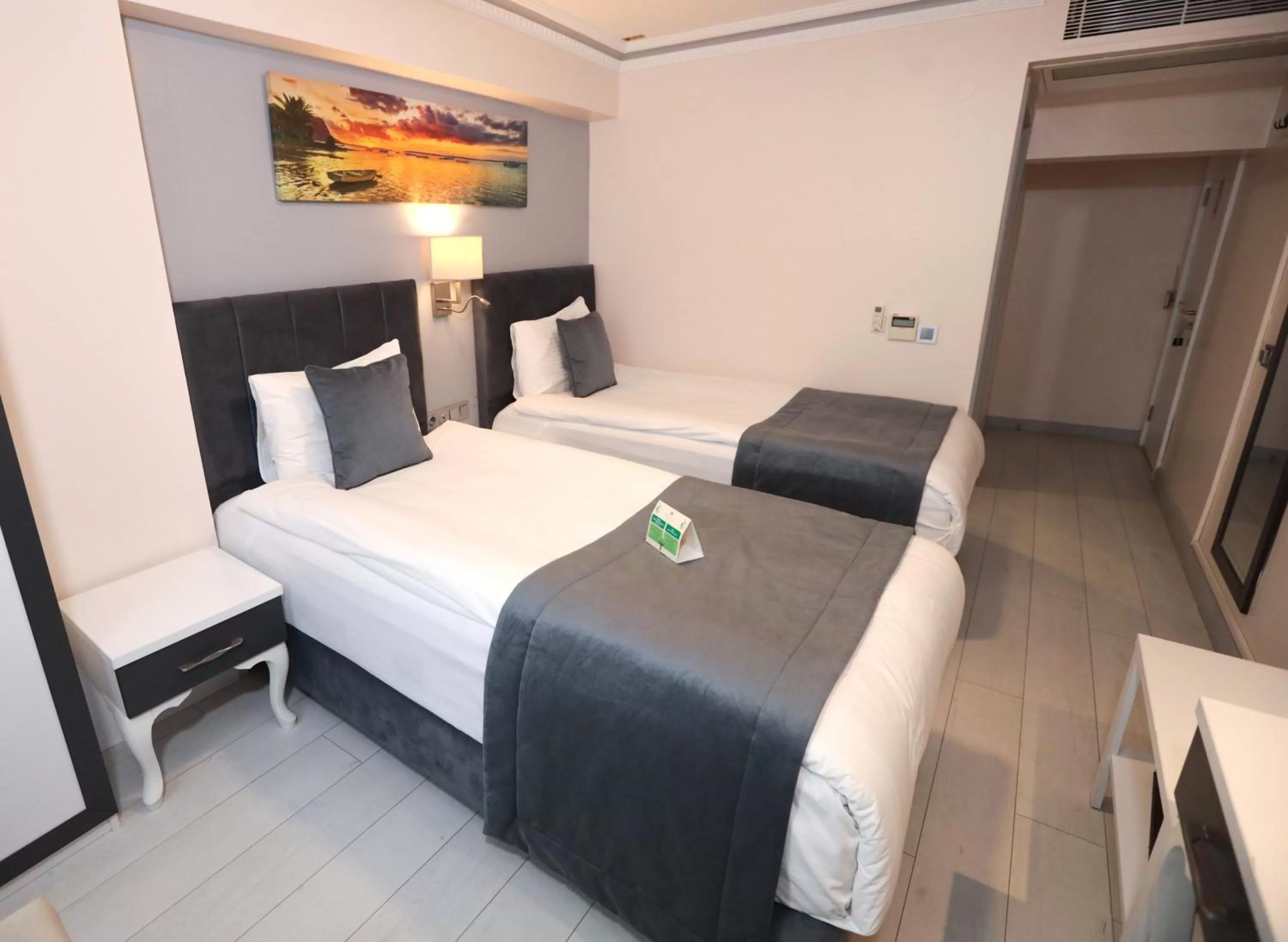 Bed in Skalion Hotel