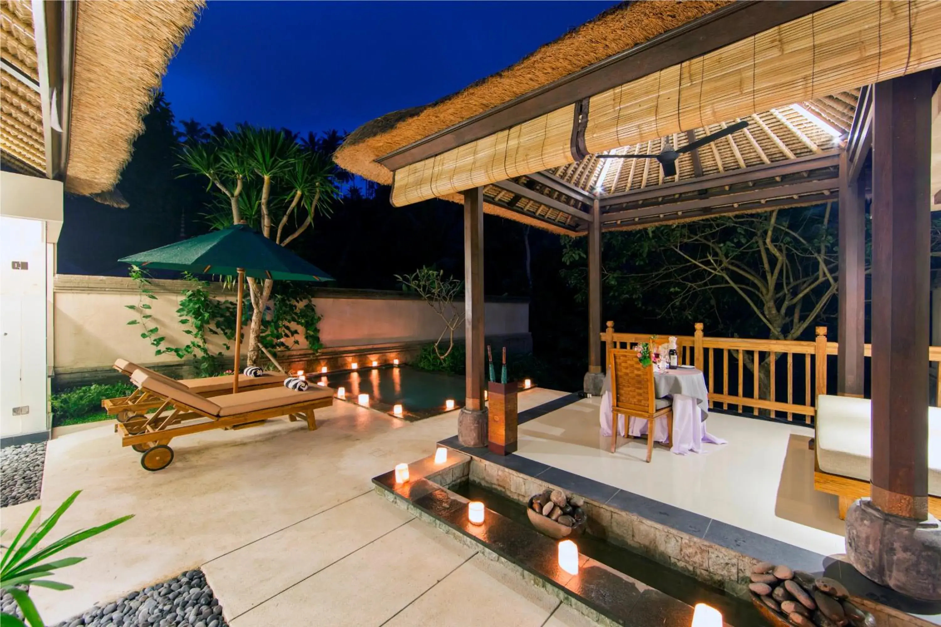 Seating area in The Lokha Ubud Resort Villas and Spa
